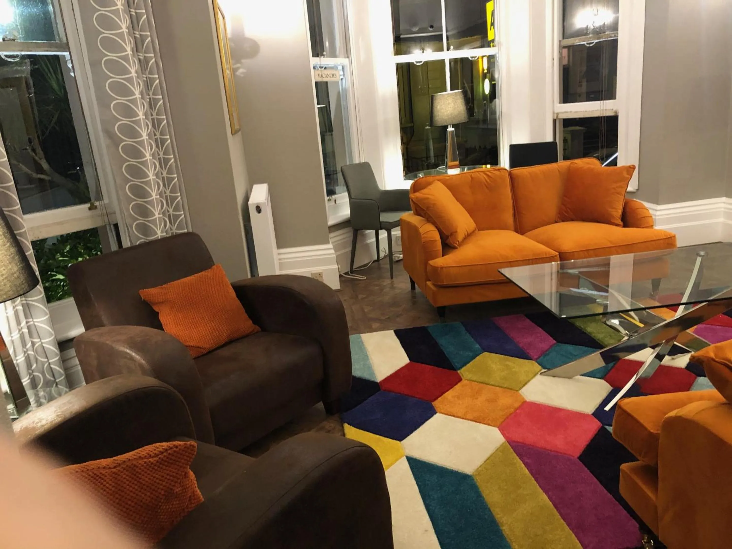 Living room in The Mowbray