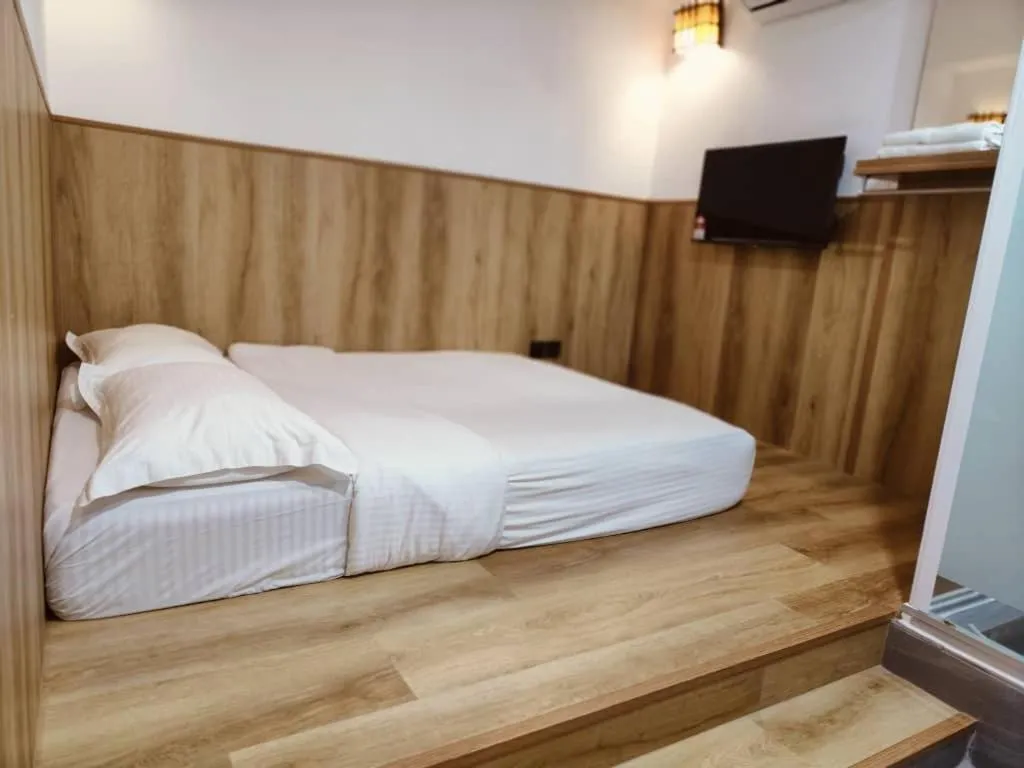 Bed in Country Hotel