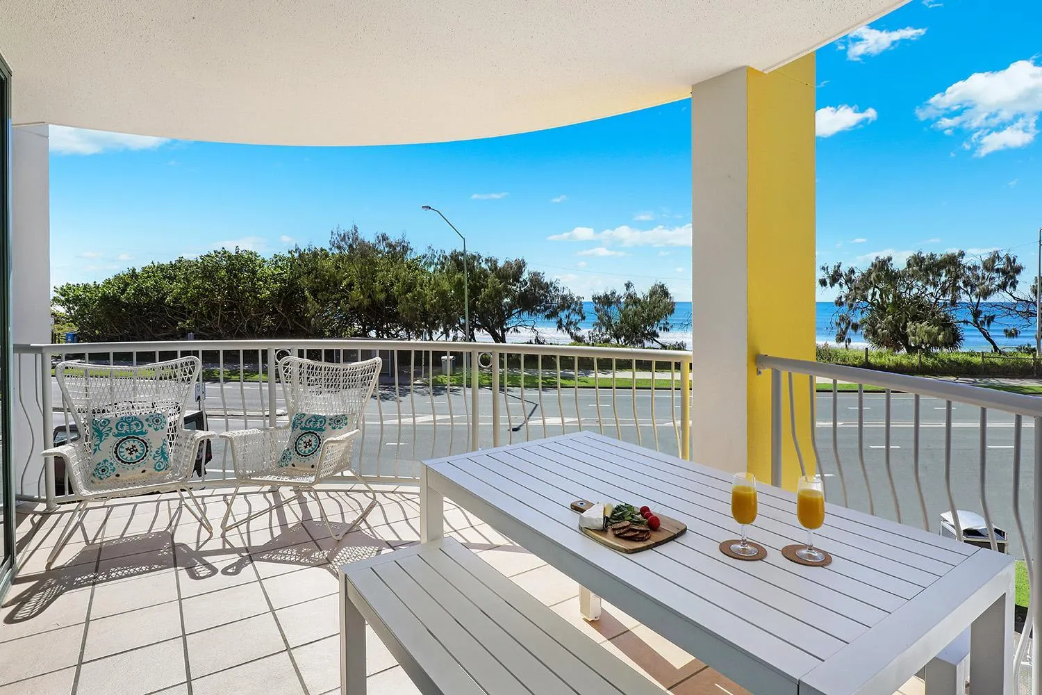 Balcony/Terrace in Grand Palais Boolarong Beachside Apartments