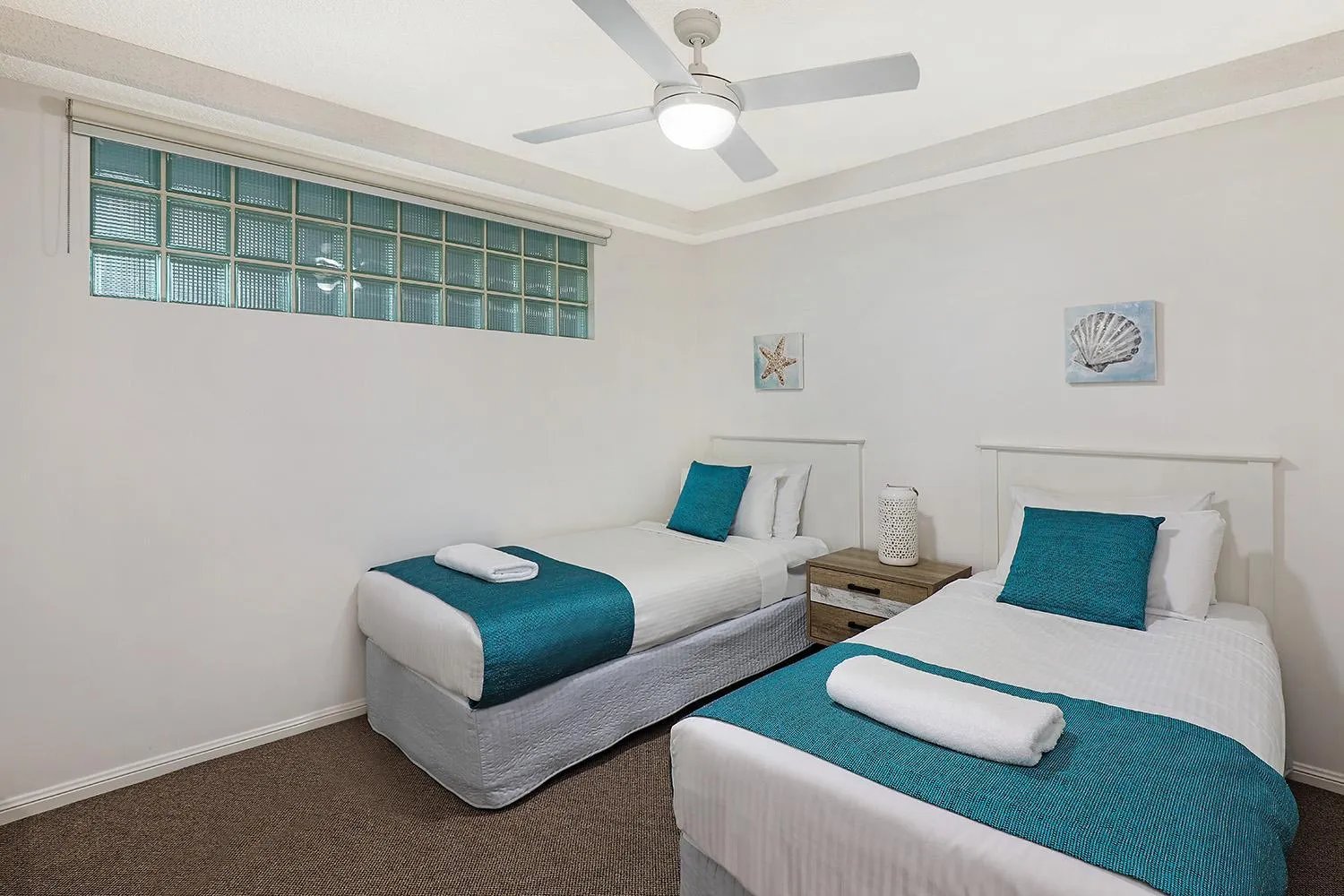 Bedroom, Bed in Grand Palais Boolarong Beachside Apartments