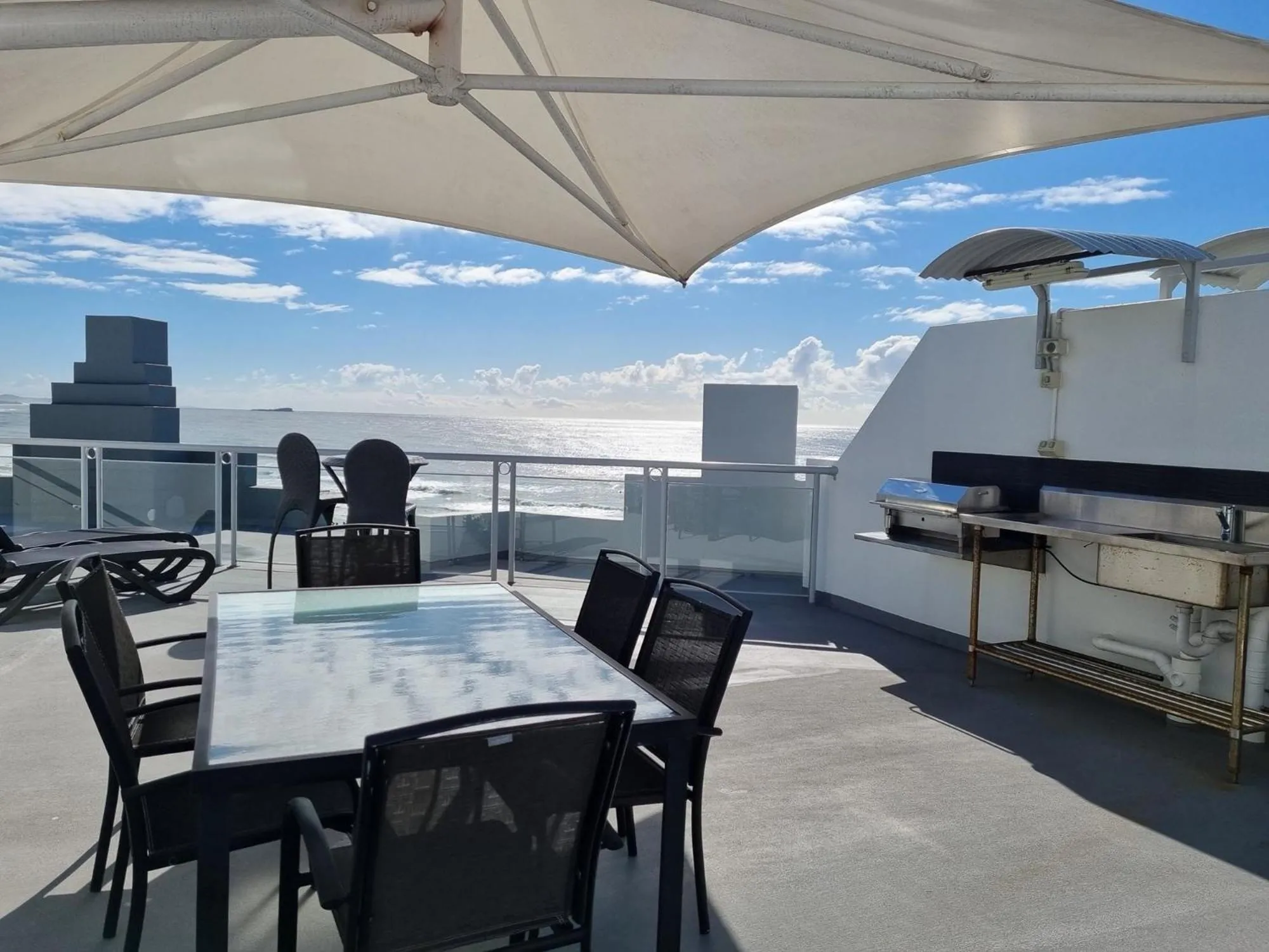 Balcony/Terrace in Grand Palais Boolarong Beachside Apartments