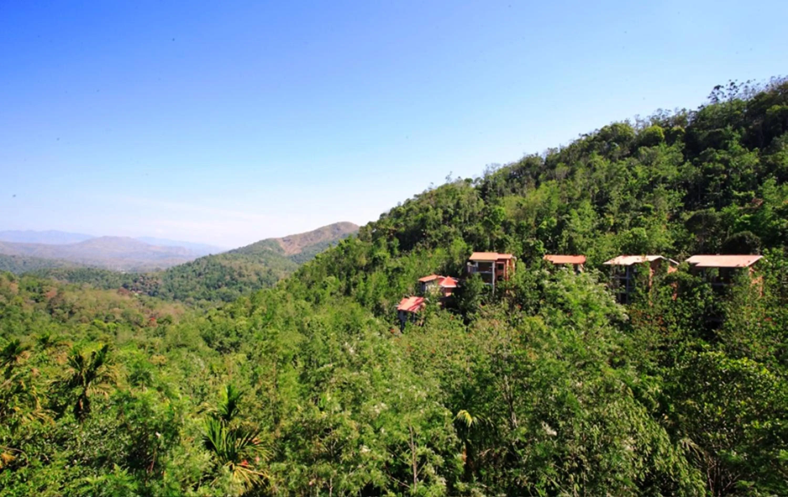 Bird's eye view in Oxygen Resorts Thekkady