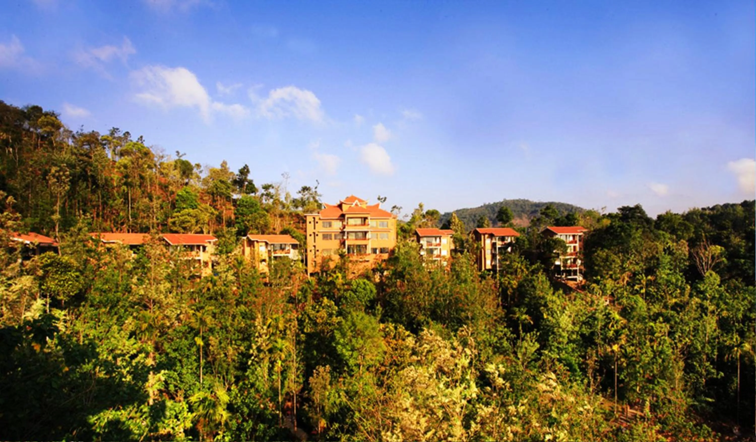 Bird's eye view in Oxygen Resorts Thekkady