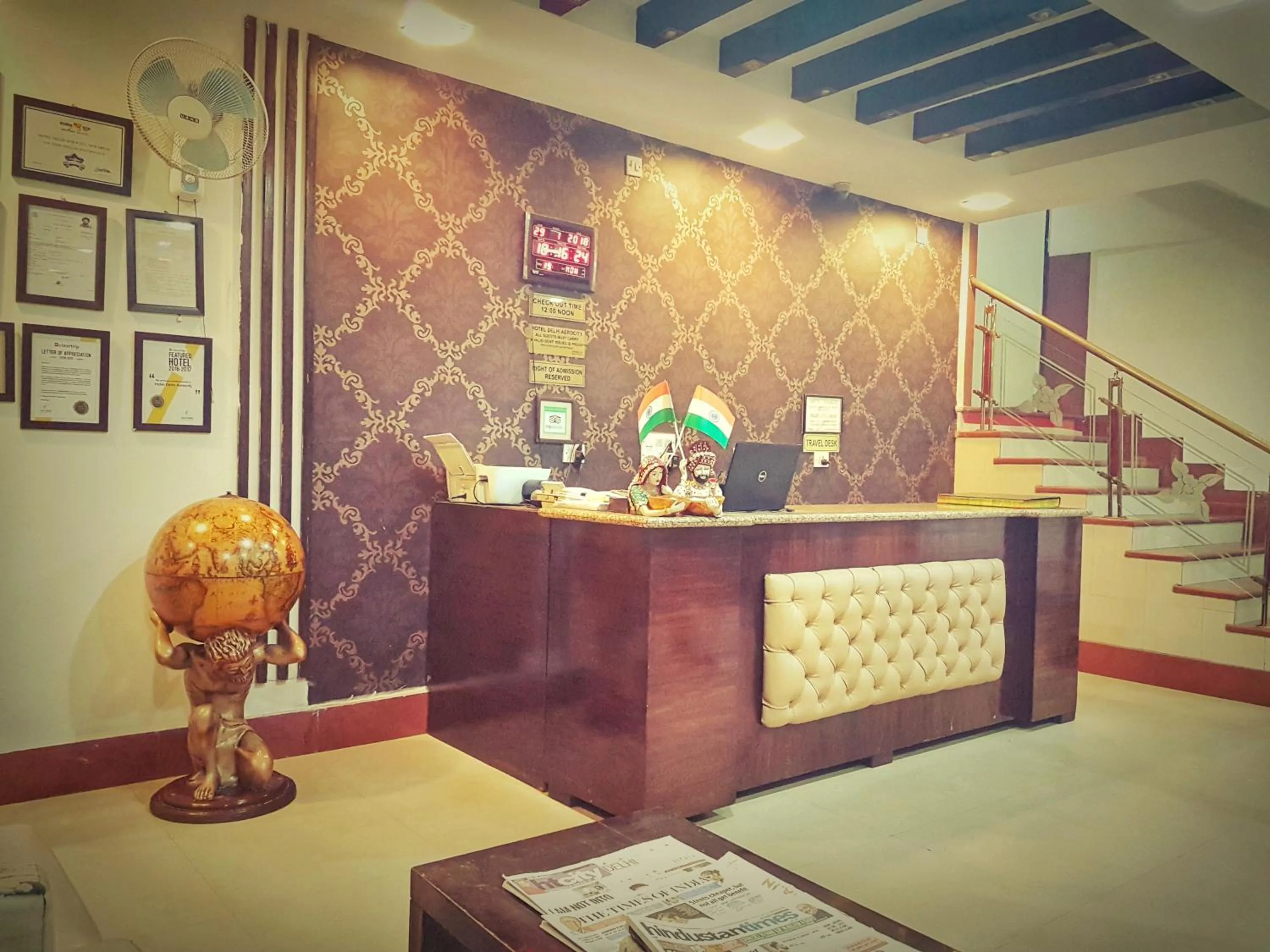 Lobby or reception in Hotel Delhi Aerocity