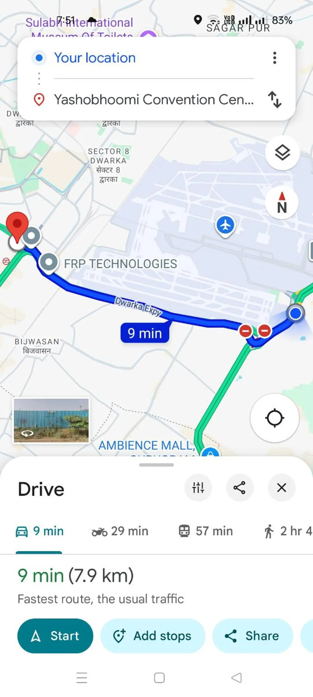 Property building in Hotel Delhi Aerocity