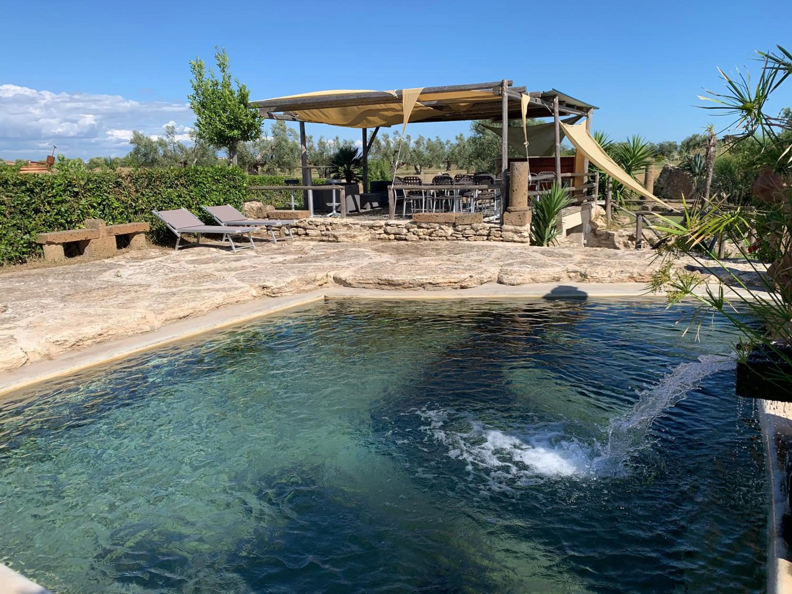 Pool view in Resort Fonte Vulci