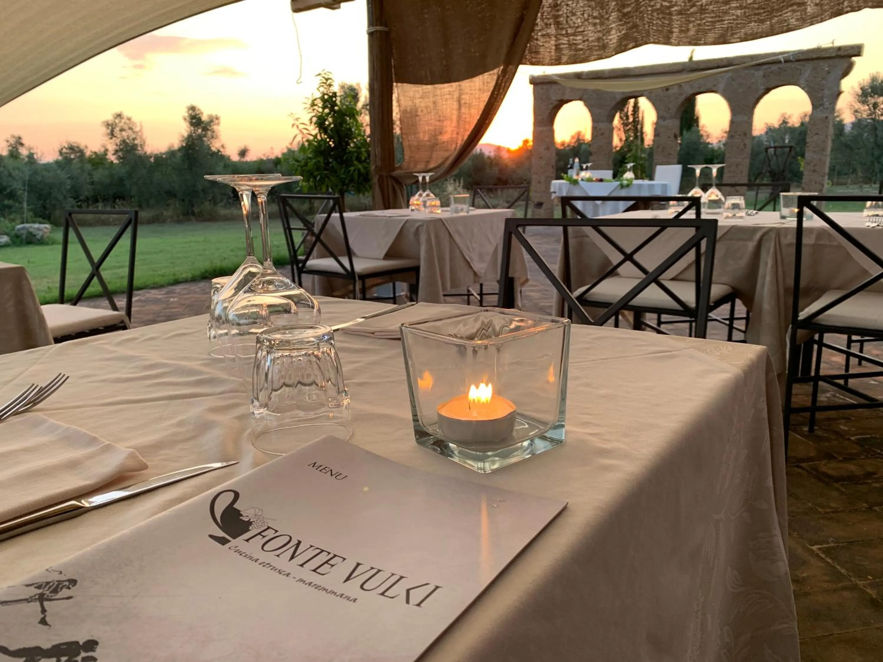 Restaurant/places to eat in Resort Fonte Vulci