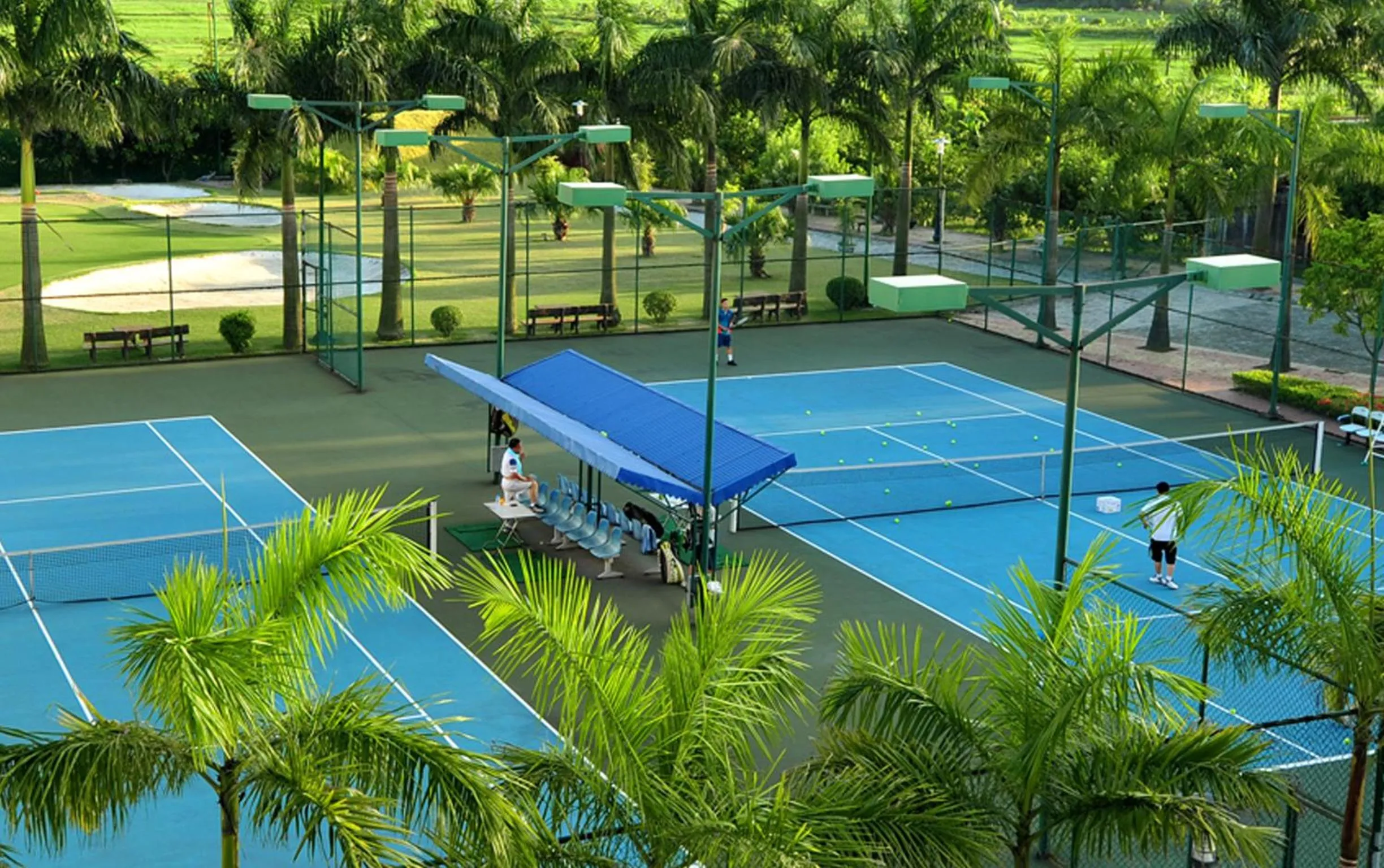 Tennis court in Camela Hotel & Resort
