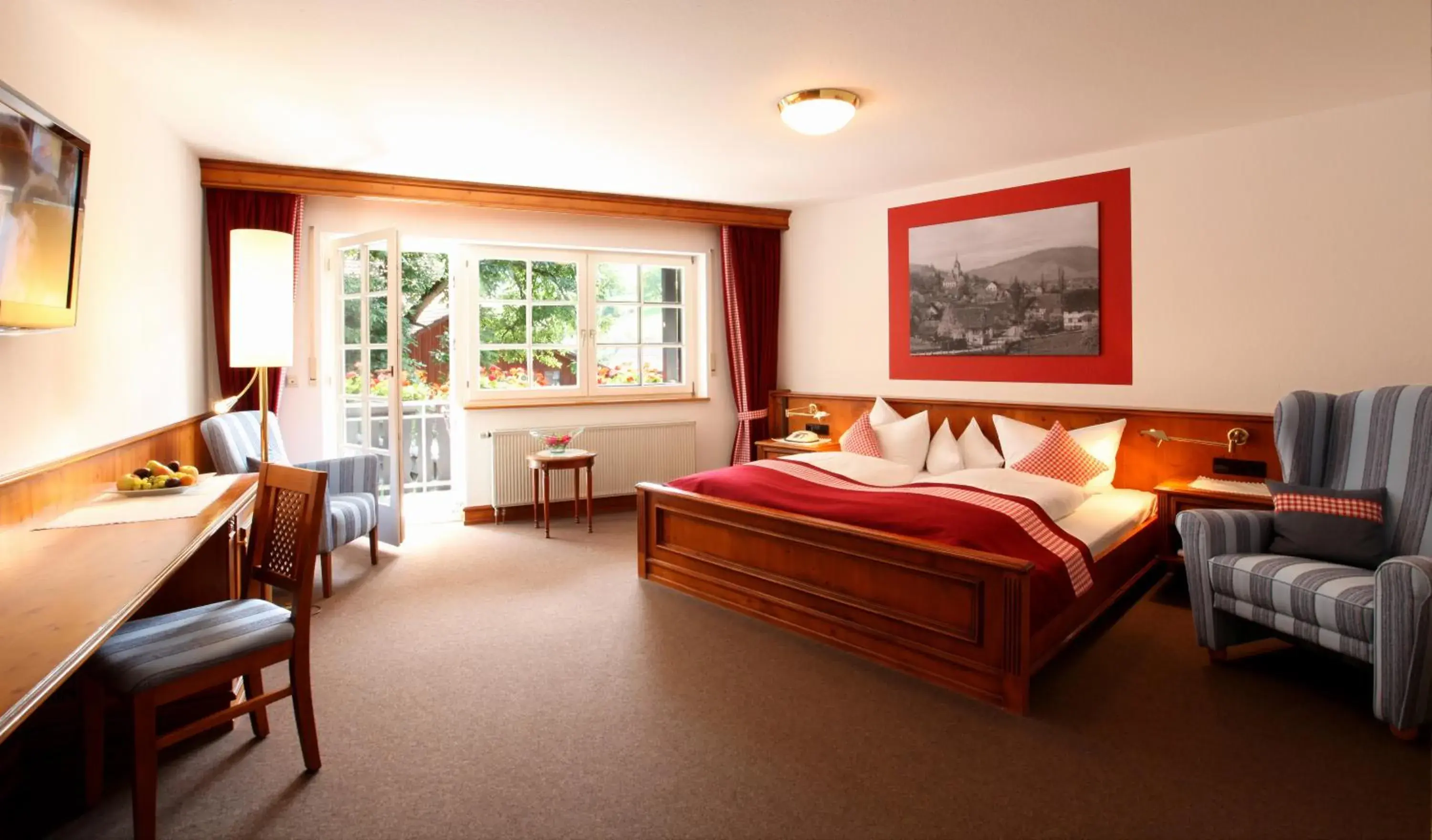 Comfort Double Room with Balcony in Rebstock Waldulm Comfort Double Room with Balcony in Rebstock Waldulm