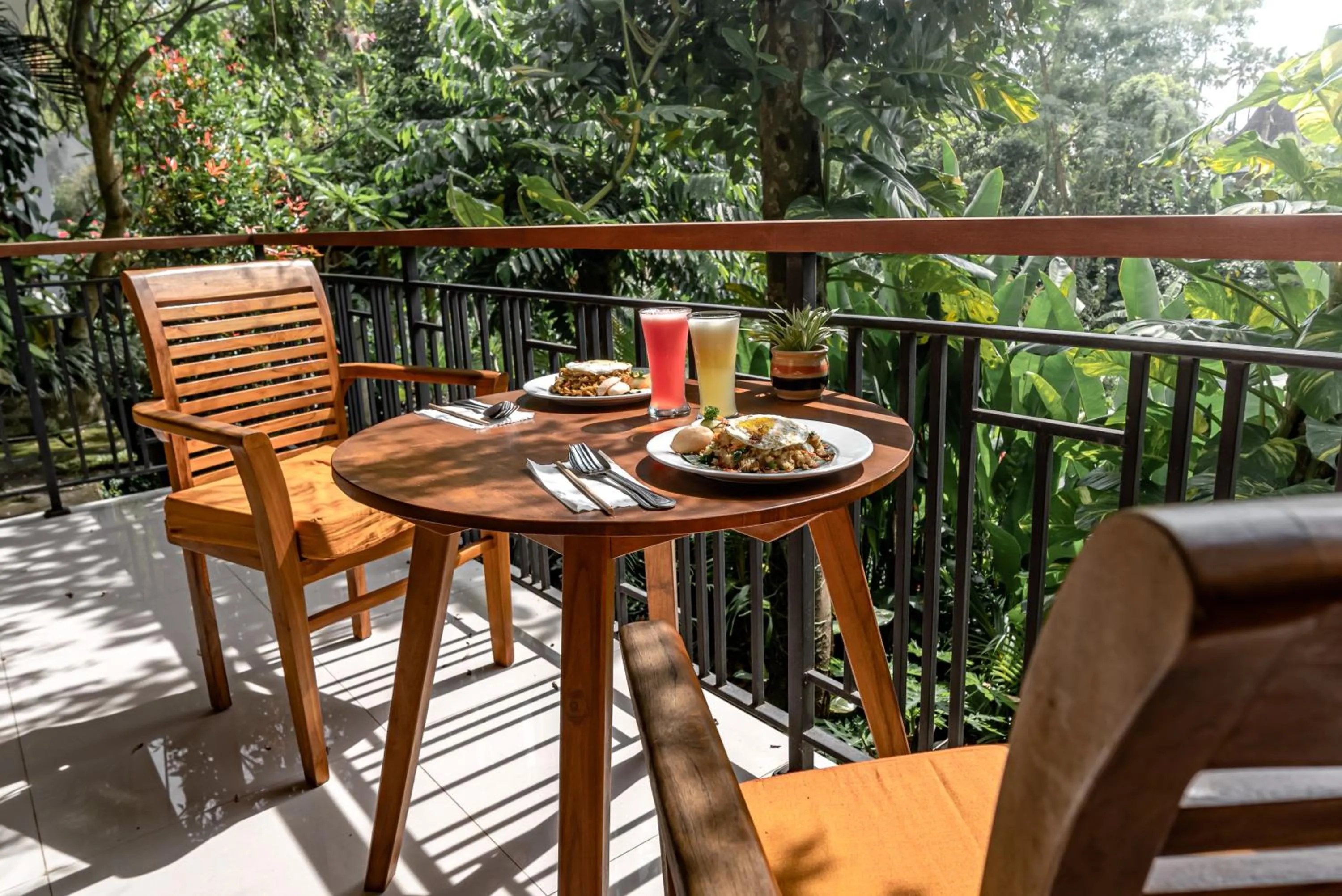 Balcony/Terrace in Gunung Merta Bungalows
