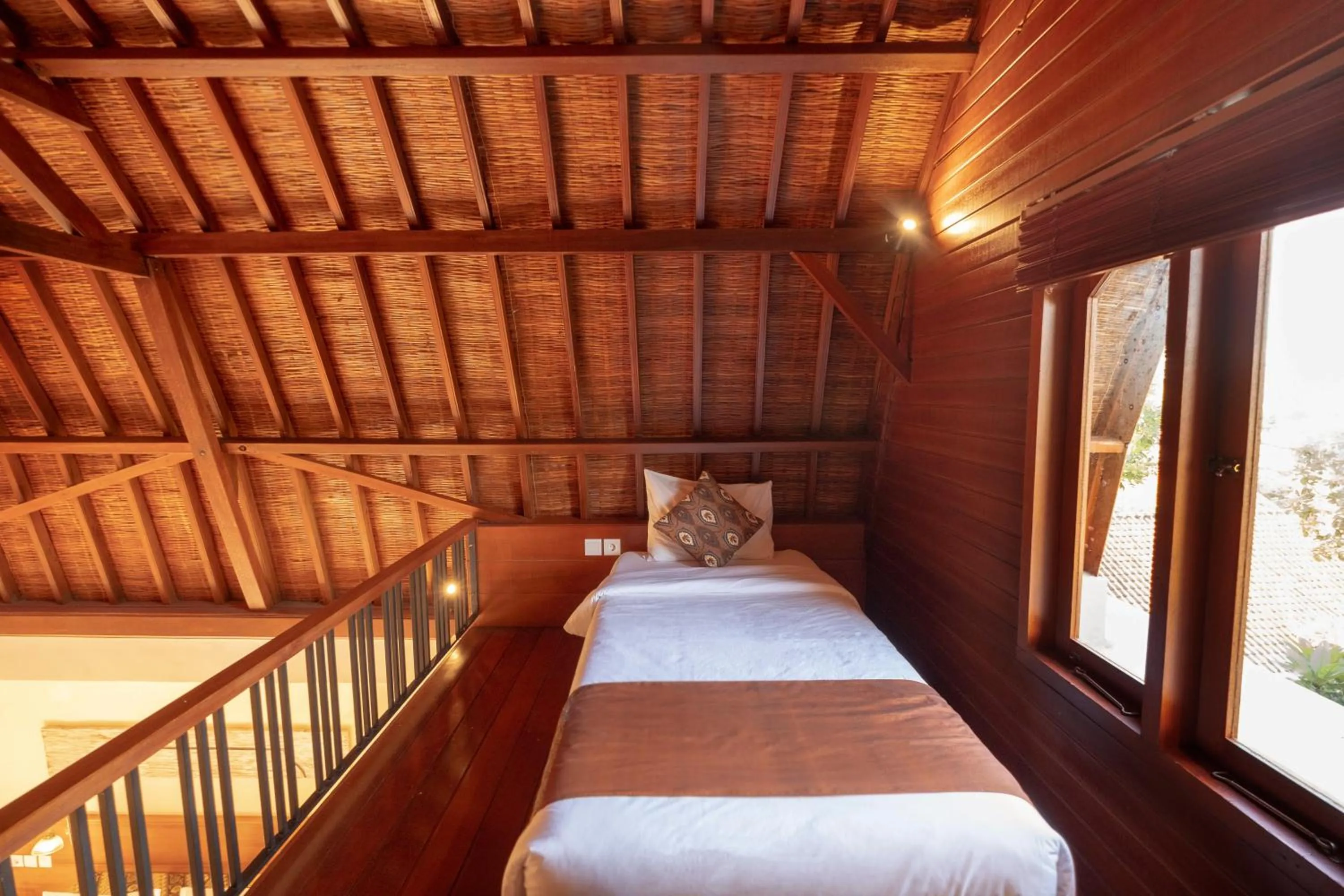 Bed in Gunung Merta Bungalows