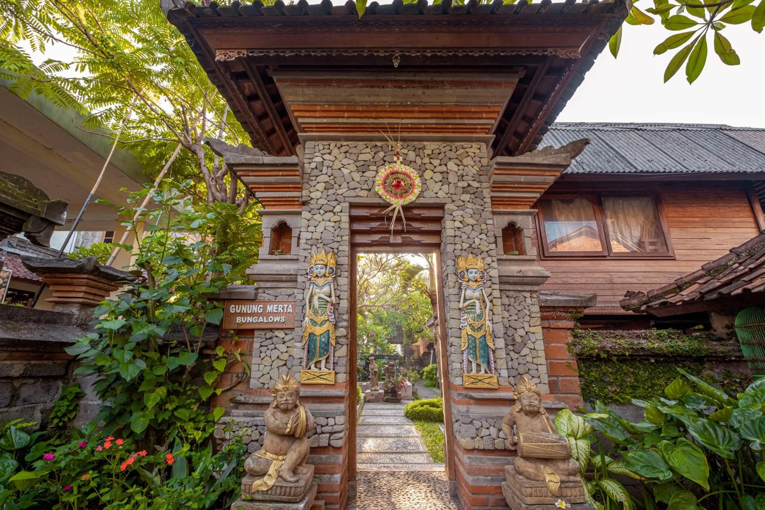 Facade/entrance in Gunung Merta Bungalows