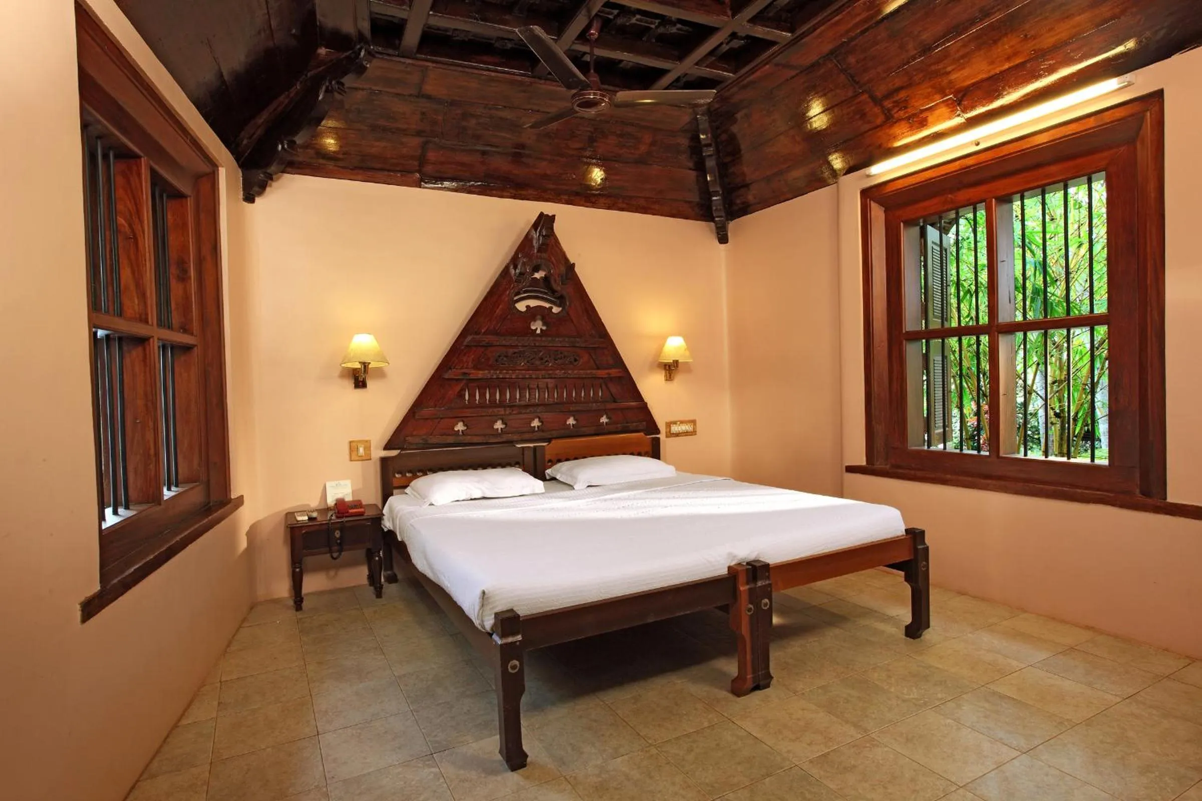 Bed in Cherai Beach Resorts