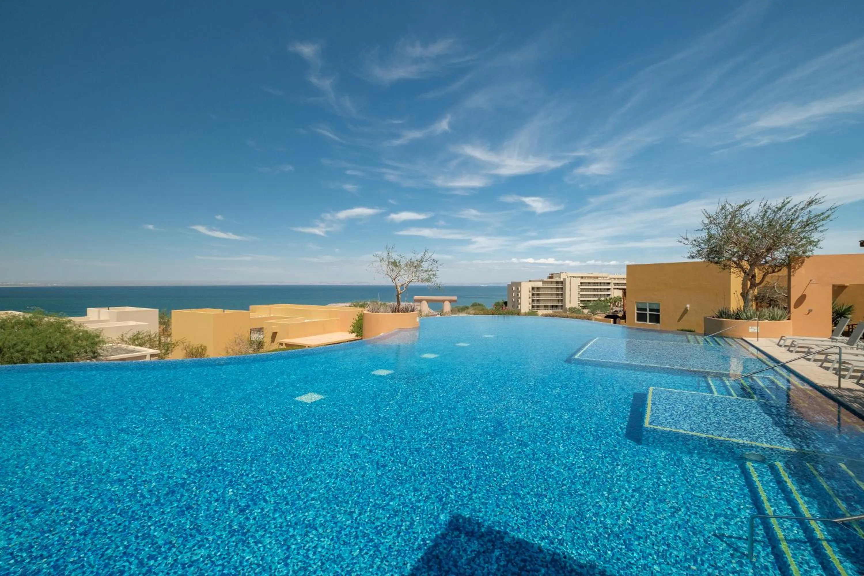Pool view in Puerta Cortés Residences by Lumina