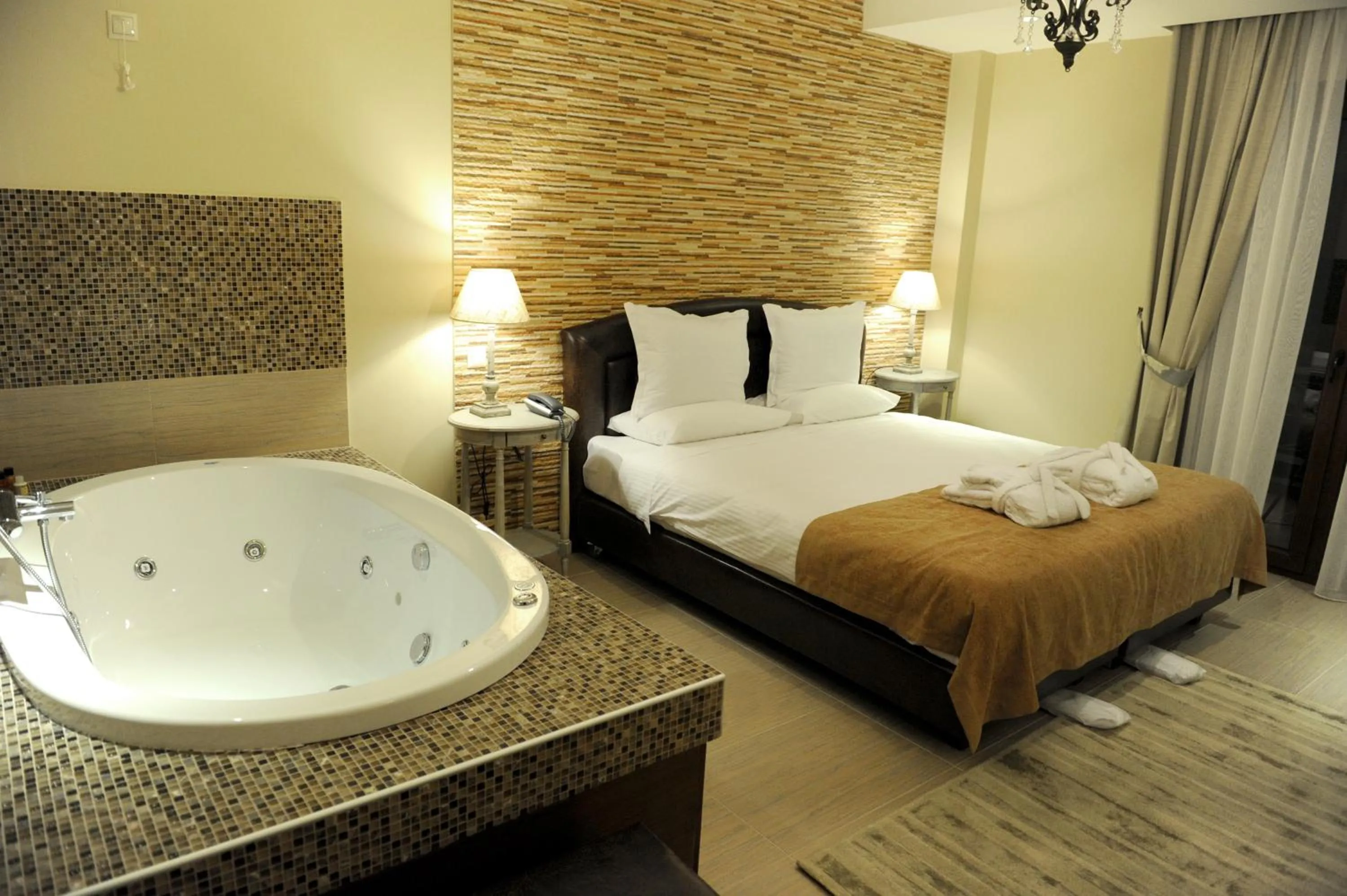 Spa and wellness centre/facilities, Bed in Agapi Luxury Hotel