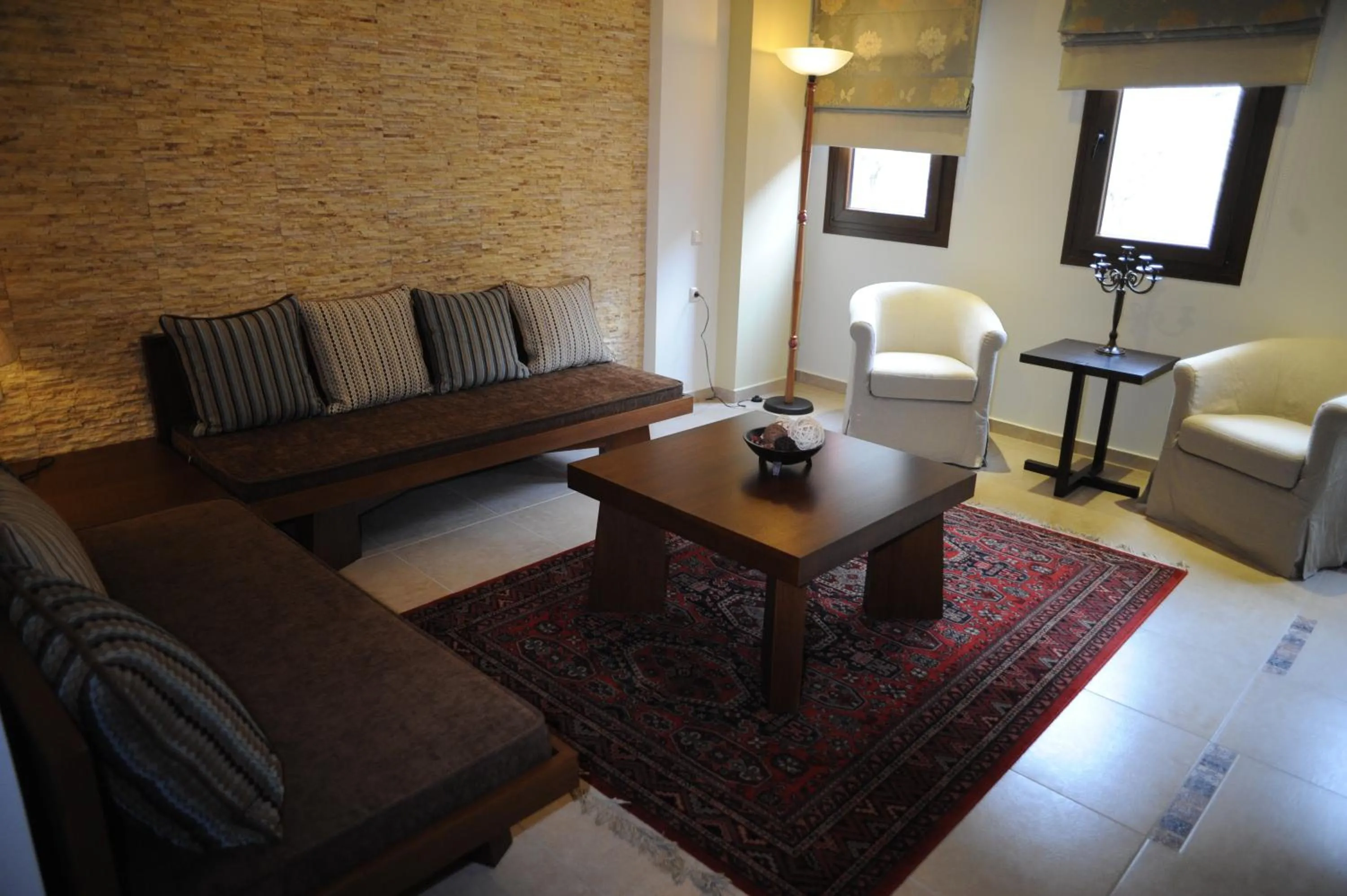Living room in Agapi Luxury Hotel