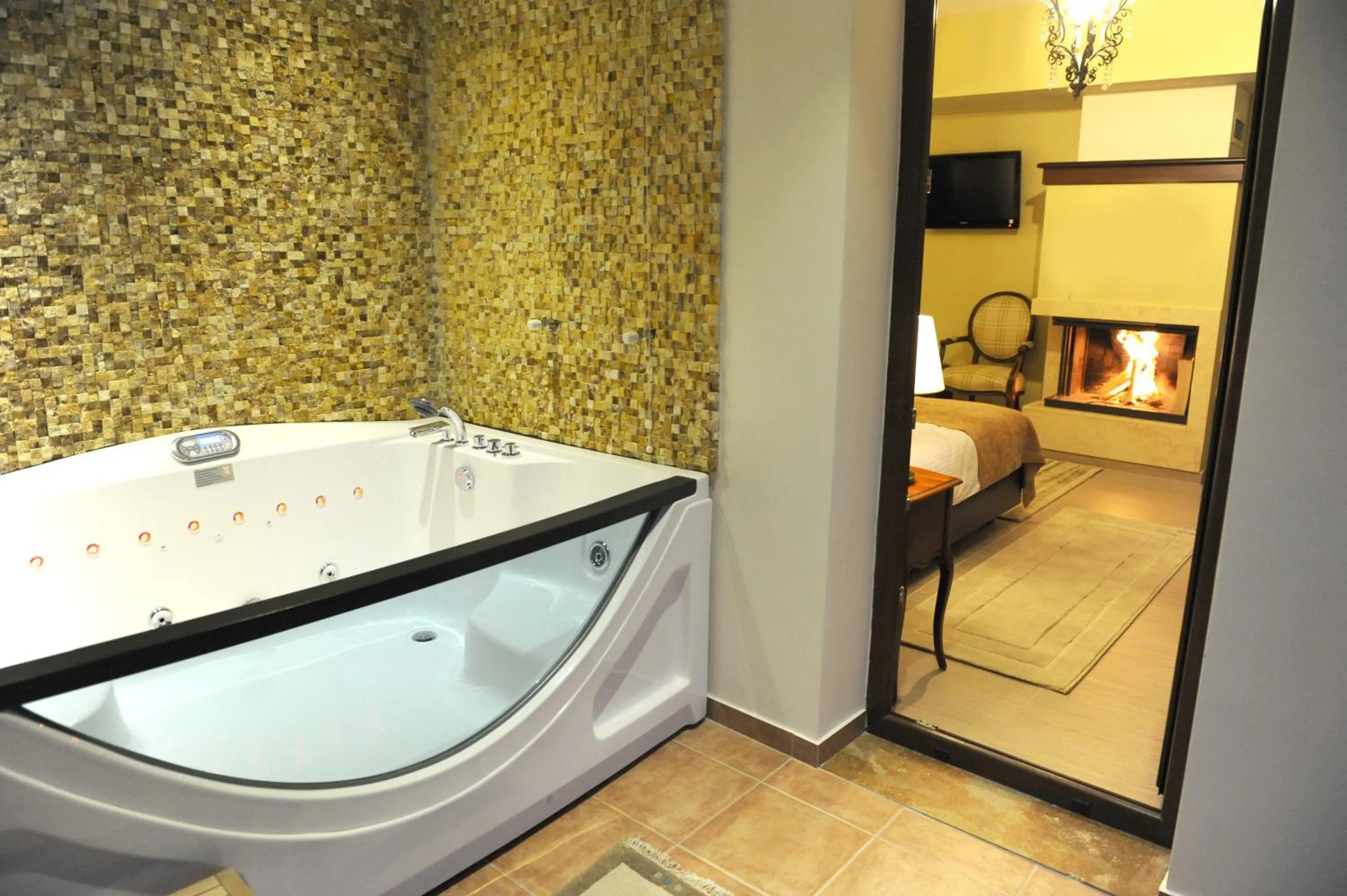 Spa and wellness centre/facilities, Bed in Agapi Luxury Hotel