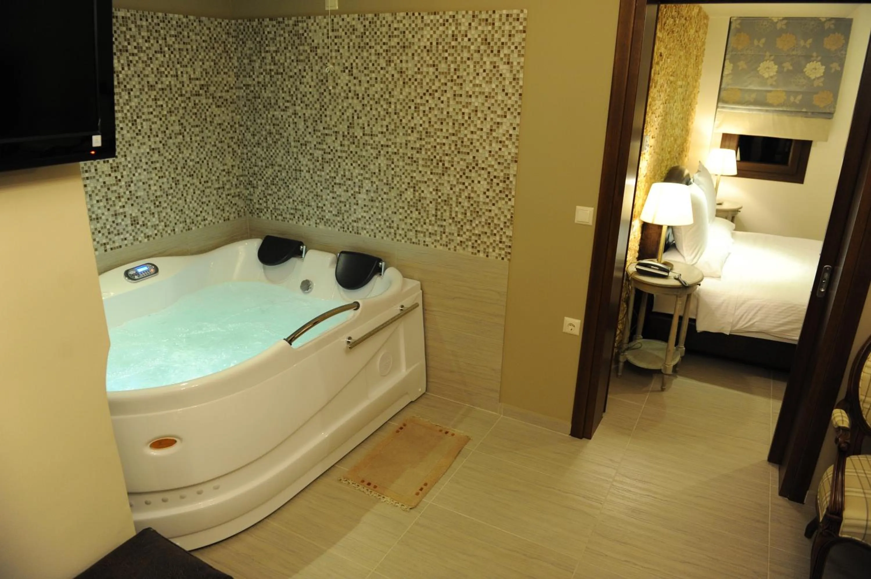 Spa and wellness centre/facilities, Bed in Agapi Luxury Hotel