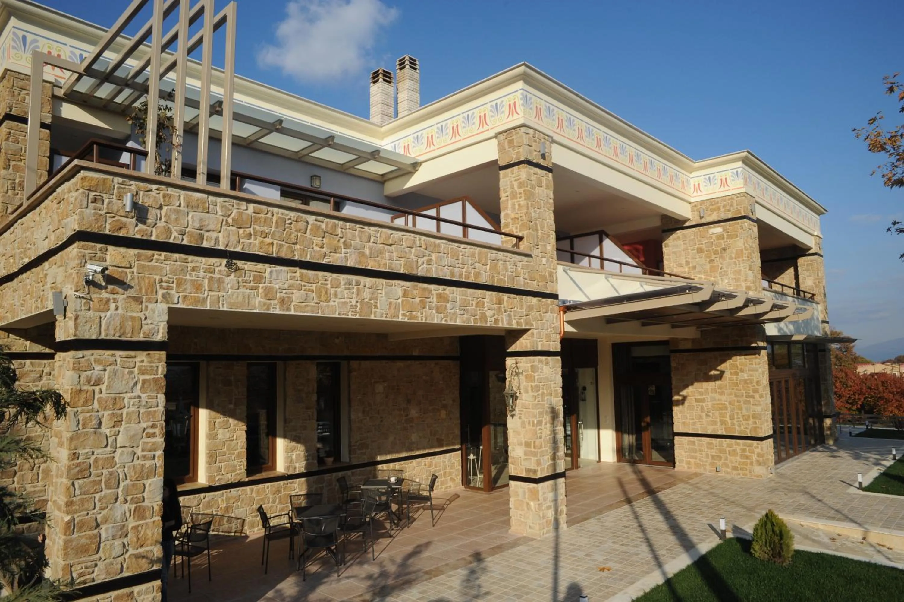 Facade/entrance in Agapi Luxury Hotel