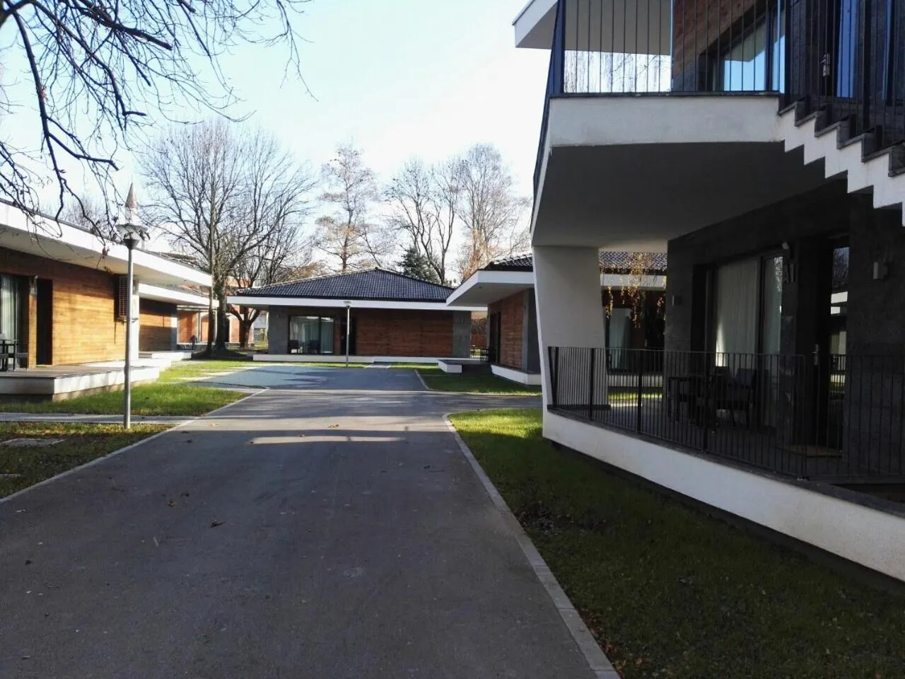 Street view in Villas and apartments Oaza