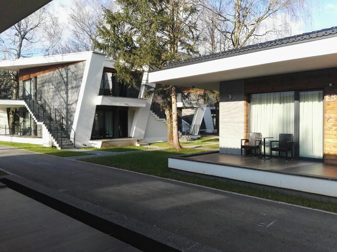 Street view in Villas and apartments Oaza