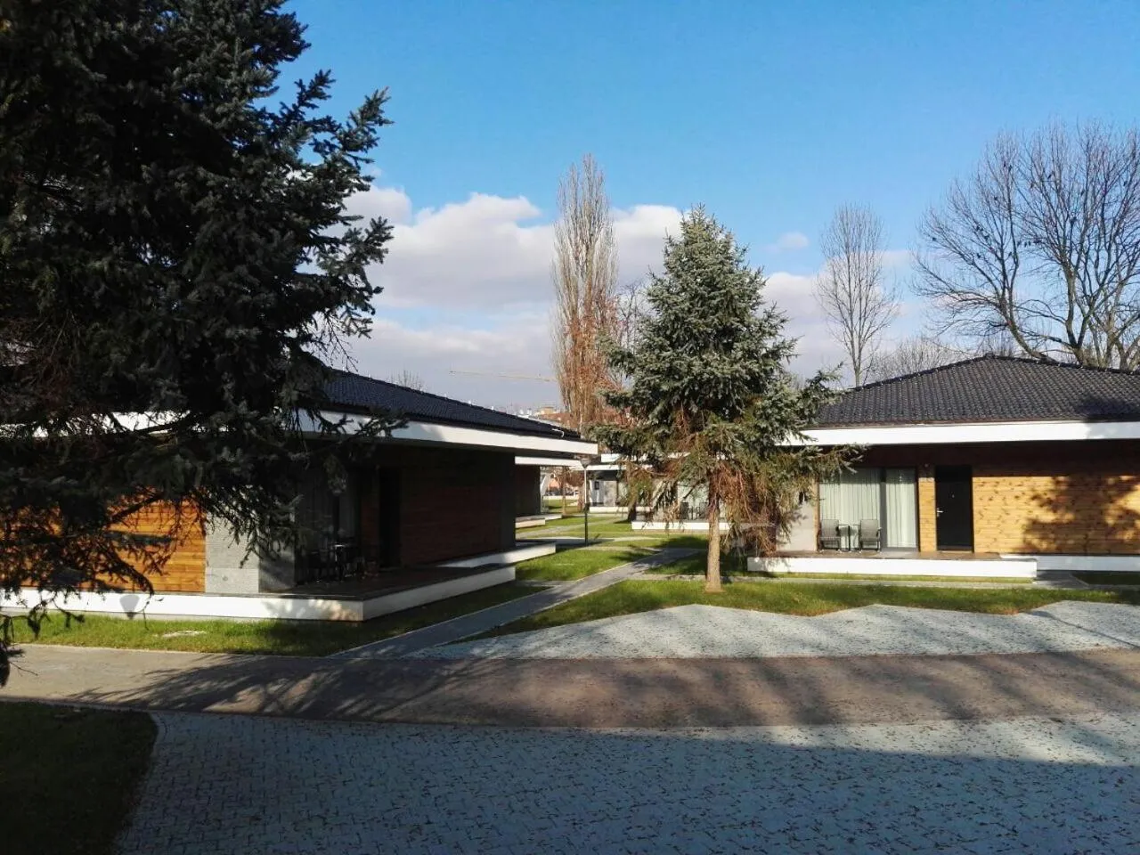 Street view in Villas and apartments Oaza