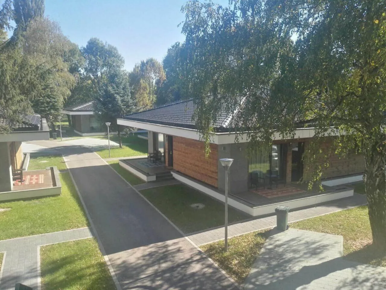 Bird's eye view in Villas and apartments Oaza