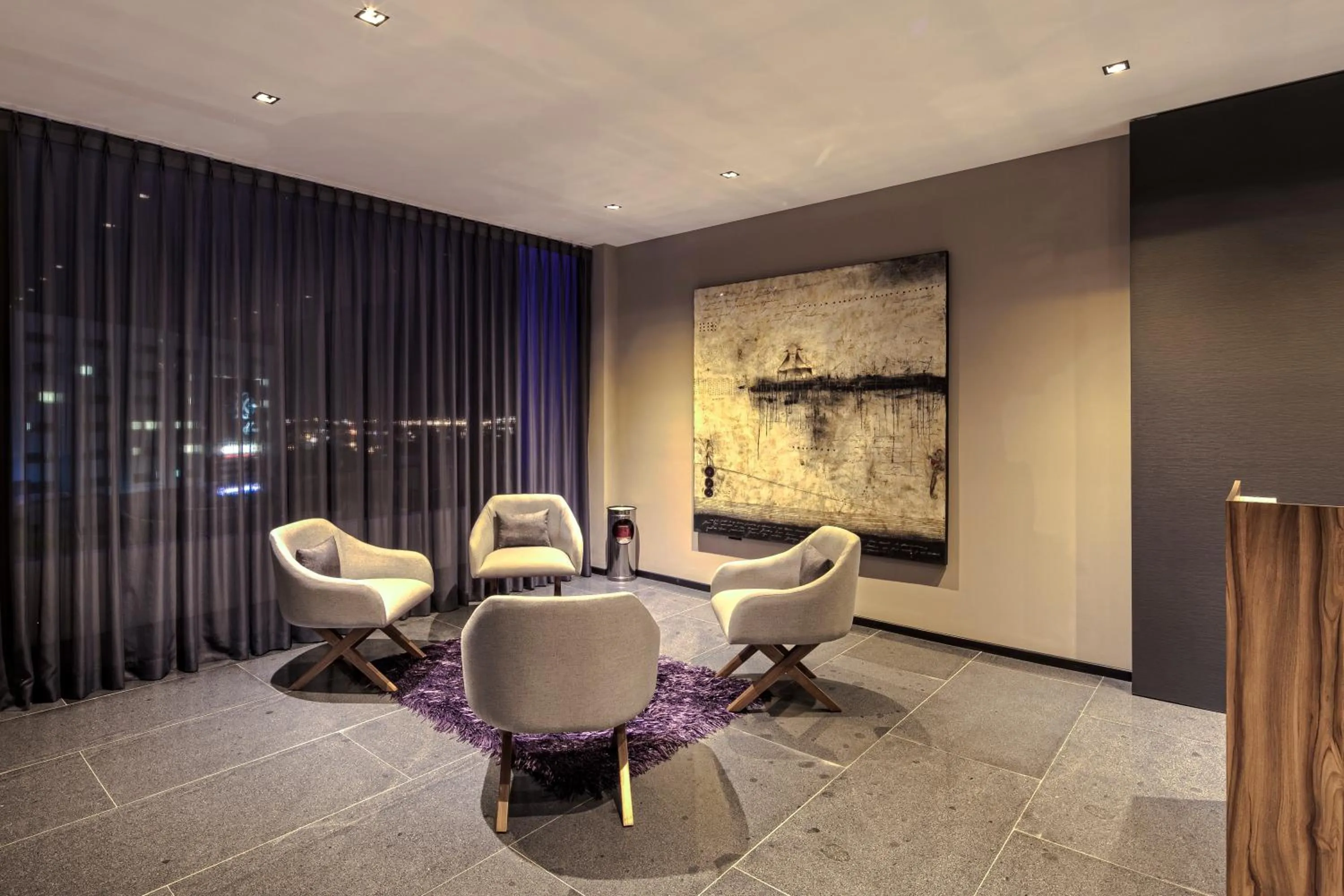 Lounge or bar in Kharma Suites