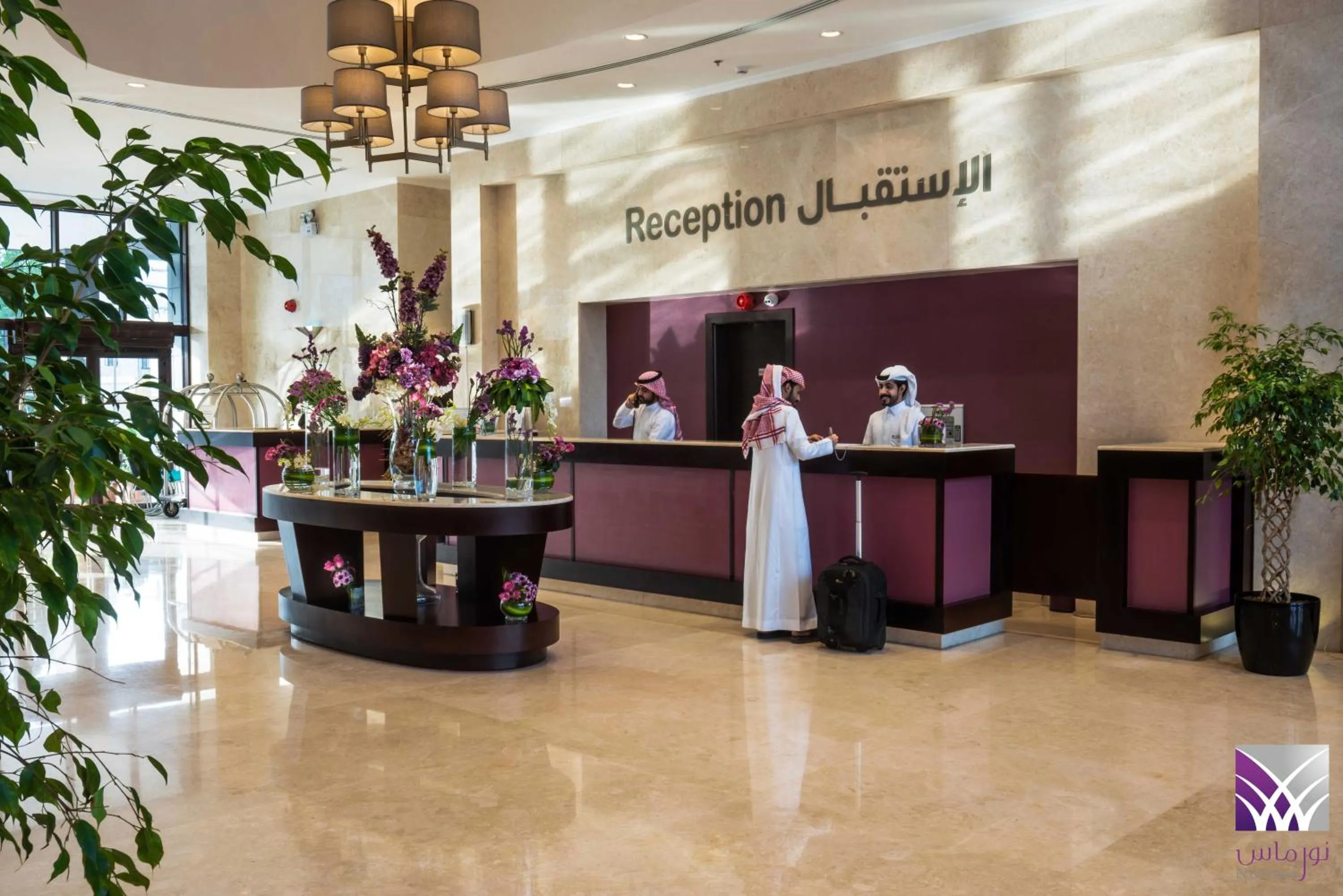 Lobby or reception in Normas Hotel