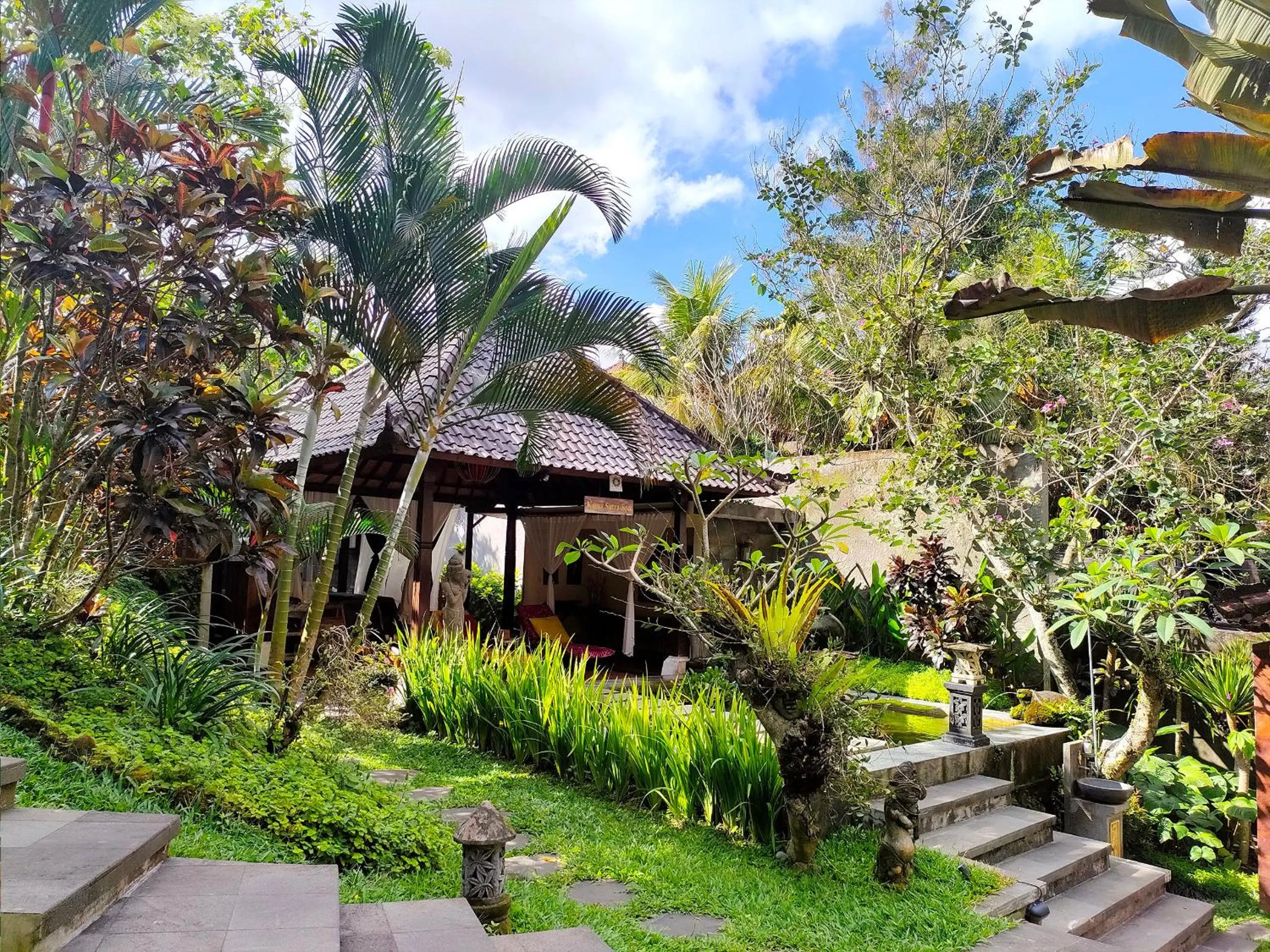 Garden view in Villa Nirvana