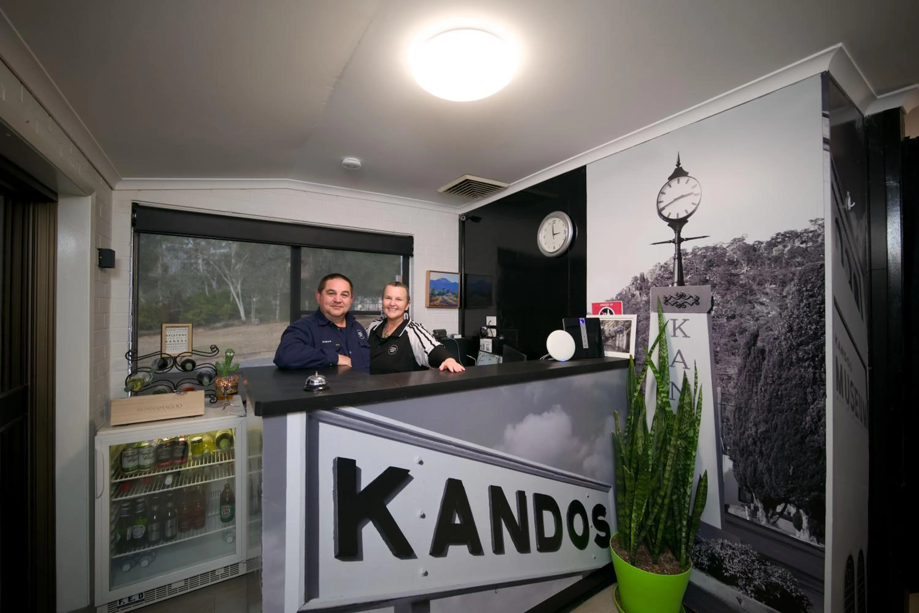 People in Kandos Fairways Motel