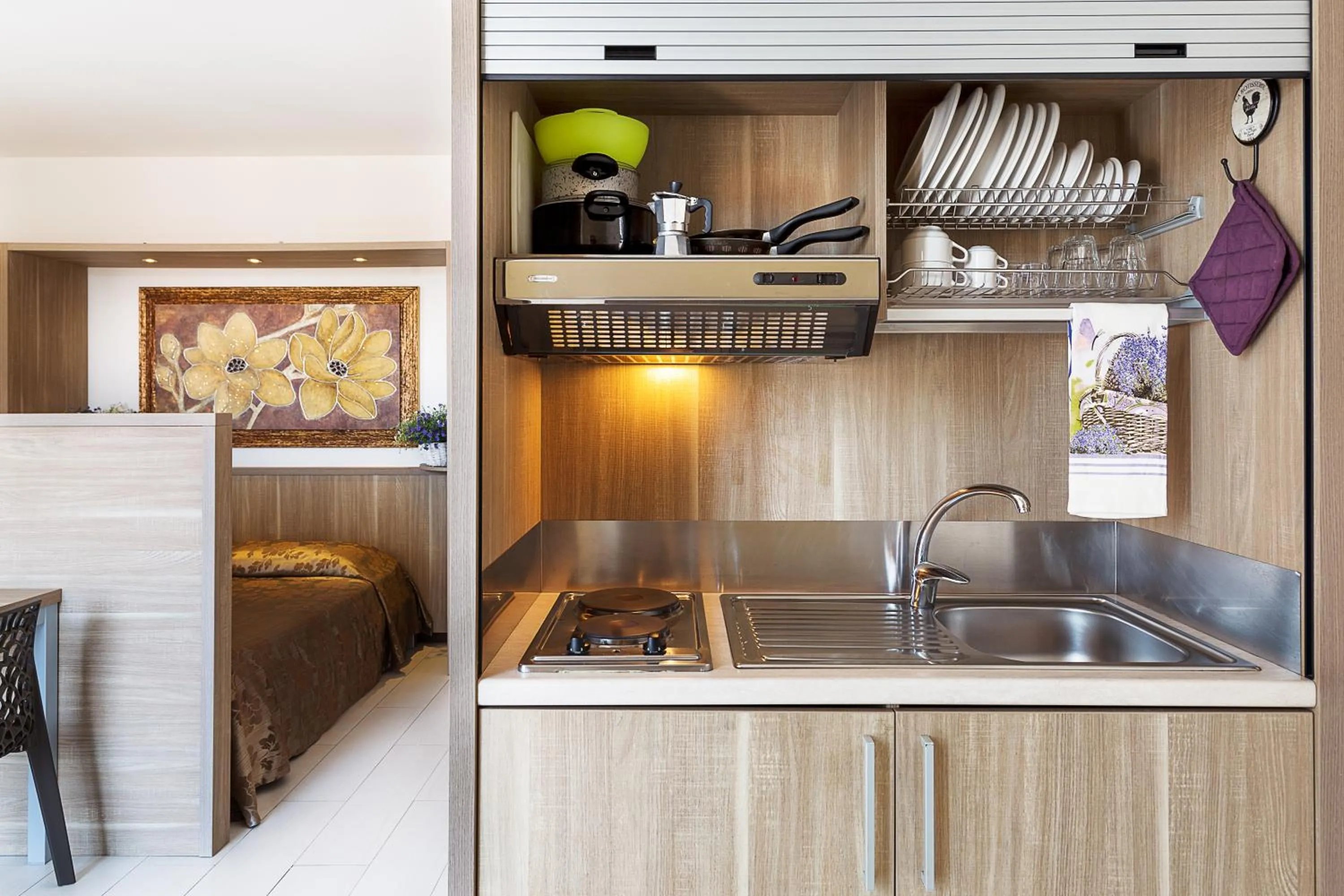 Kitchen or kitchenette in Le Residenze del Centro