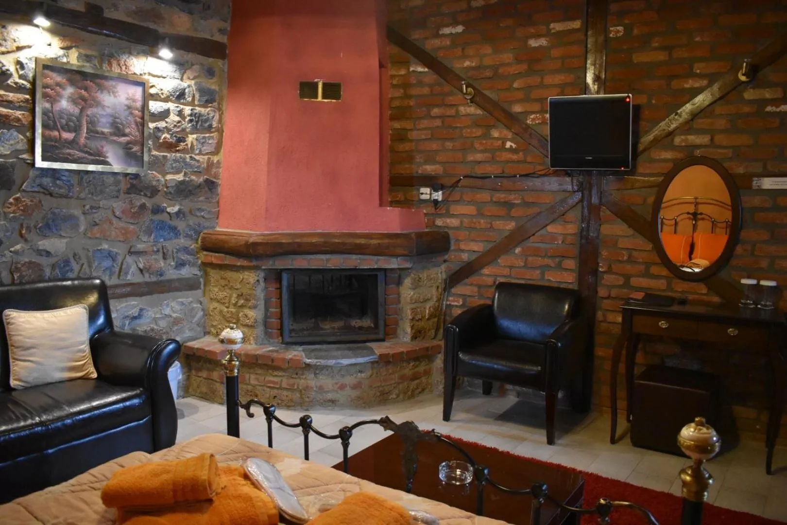 Living room in Hotels Voras