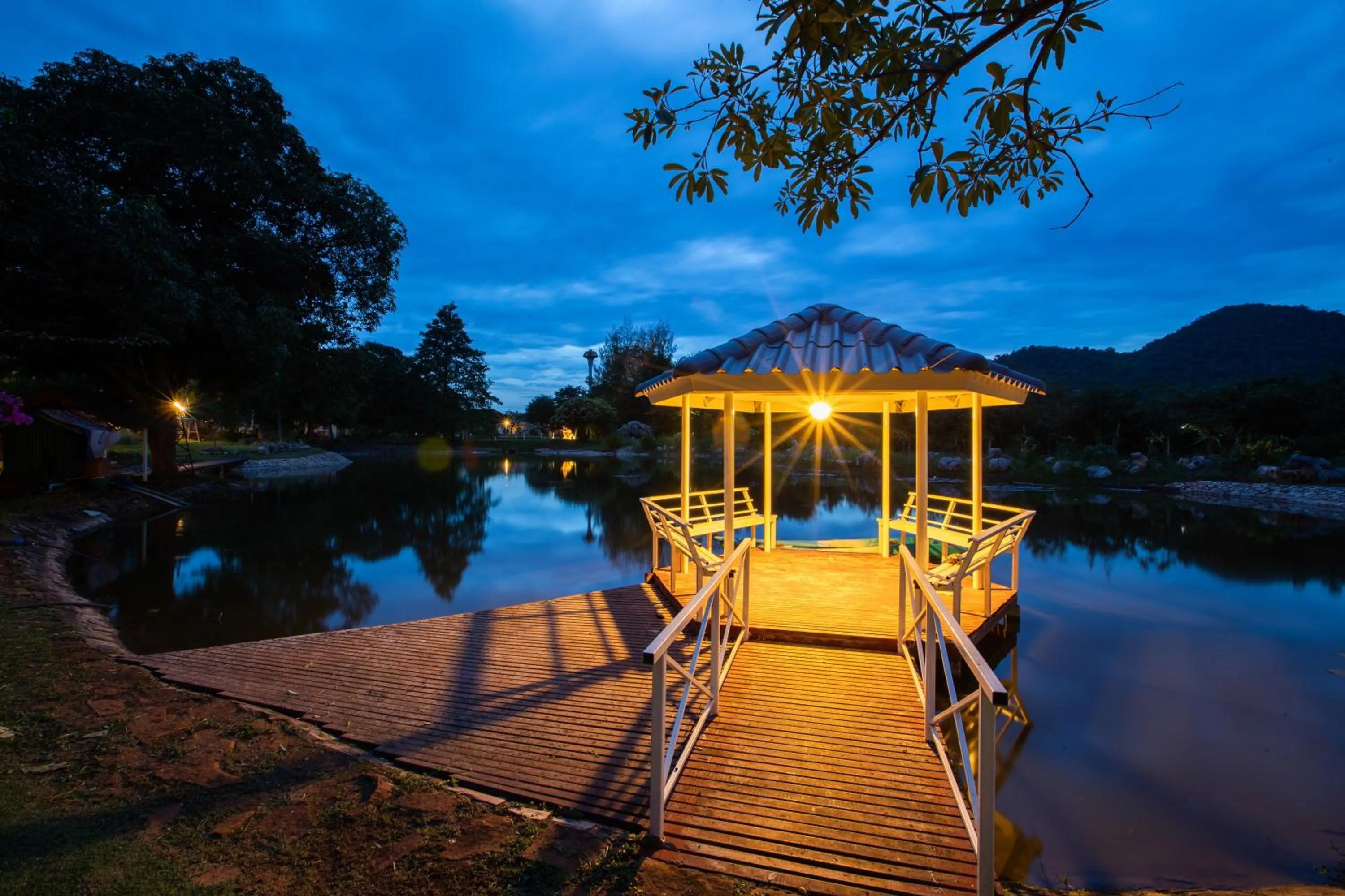Garden view in Diamond Hill Resort