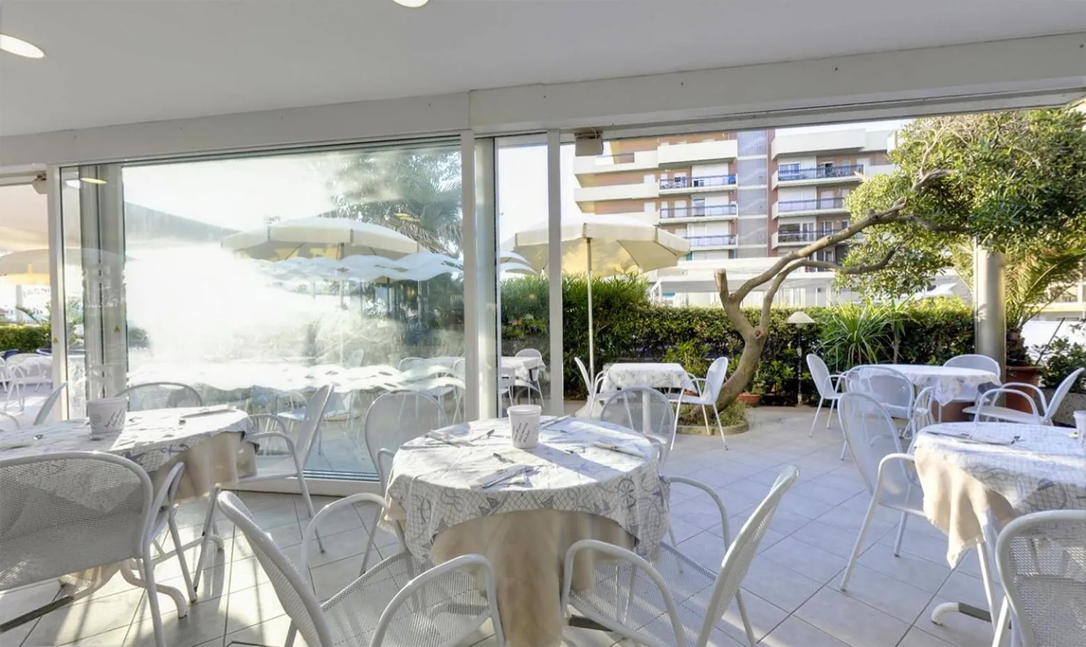 Patio in Hotel Margareth