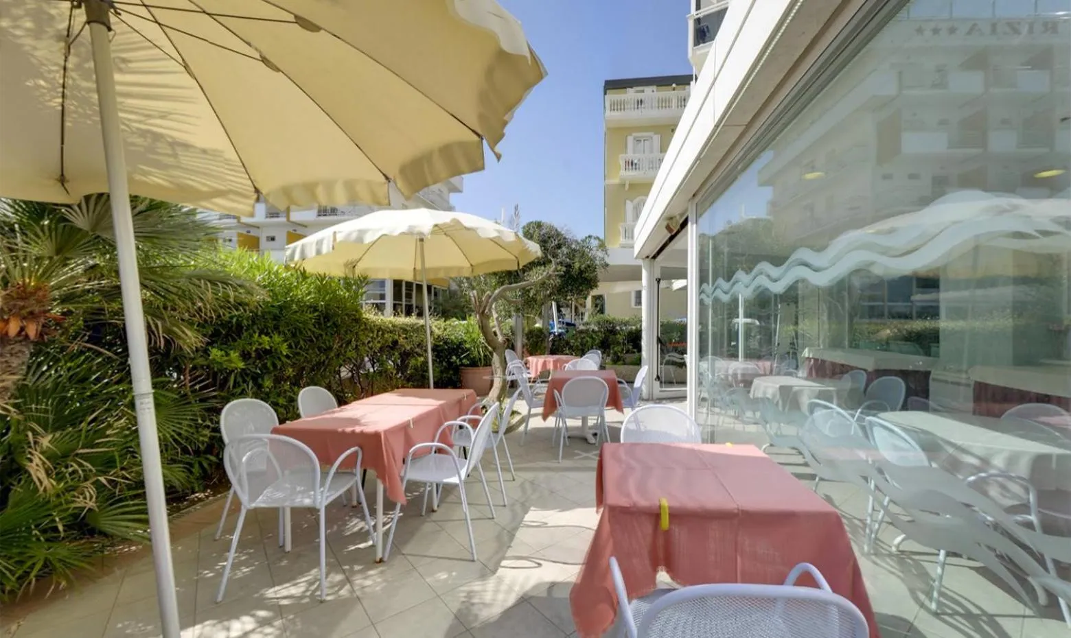 Patio in Hotel Margareth