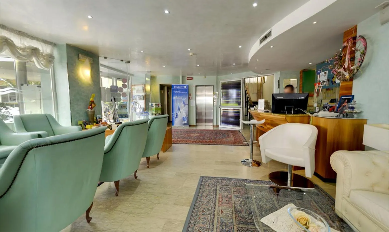 Lobby or reception in Hotel Margareth