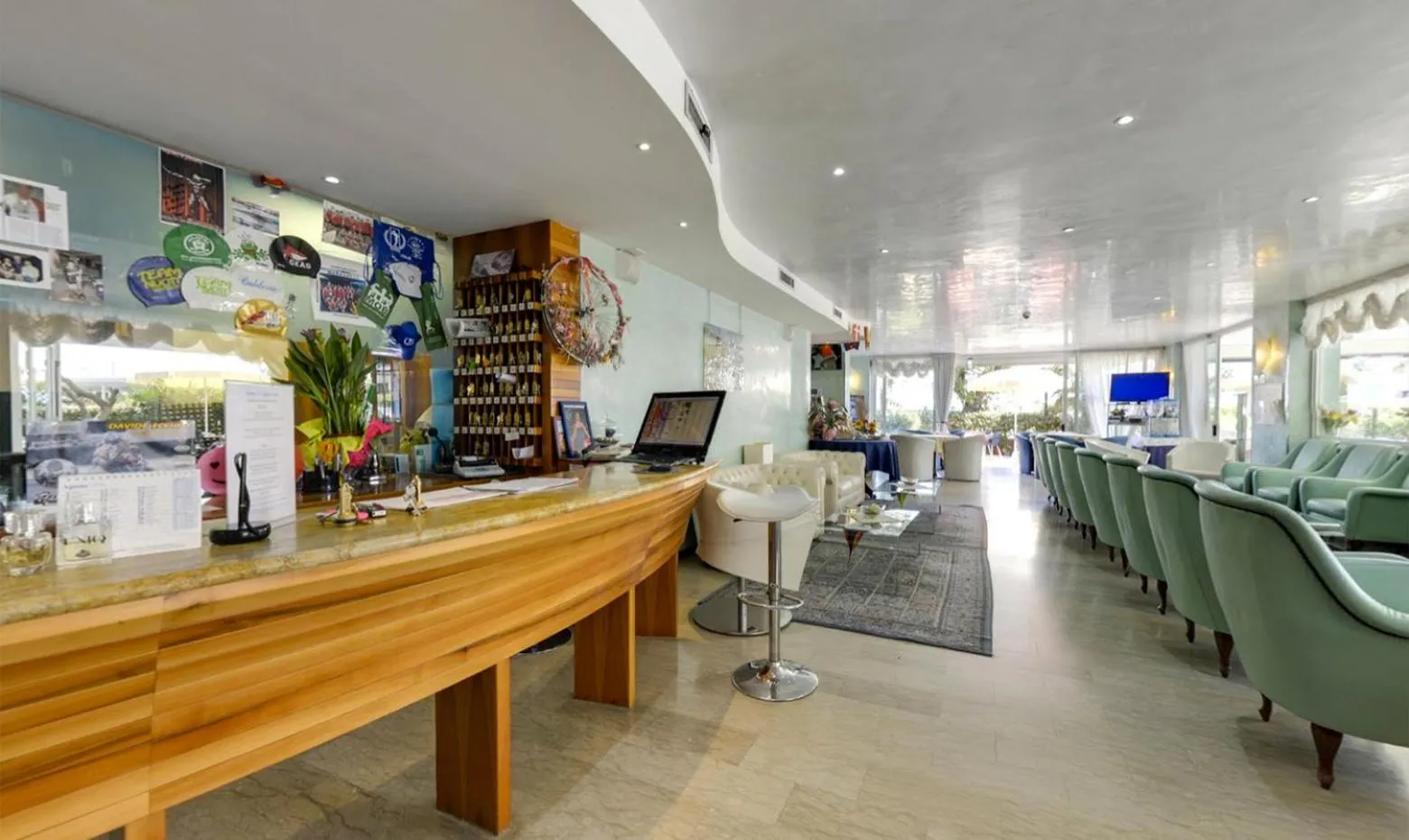 Lobby or reception in Hotel Margareth