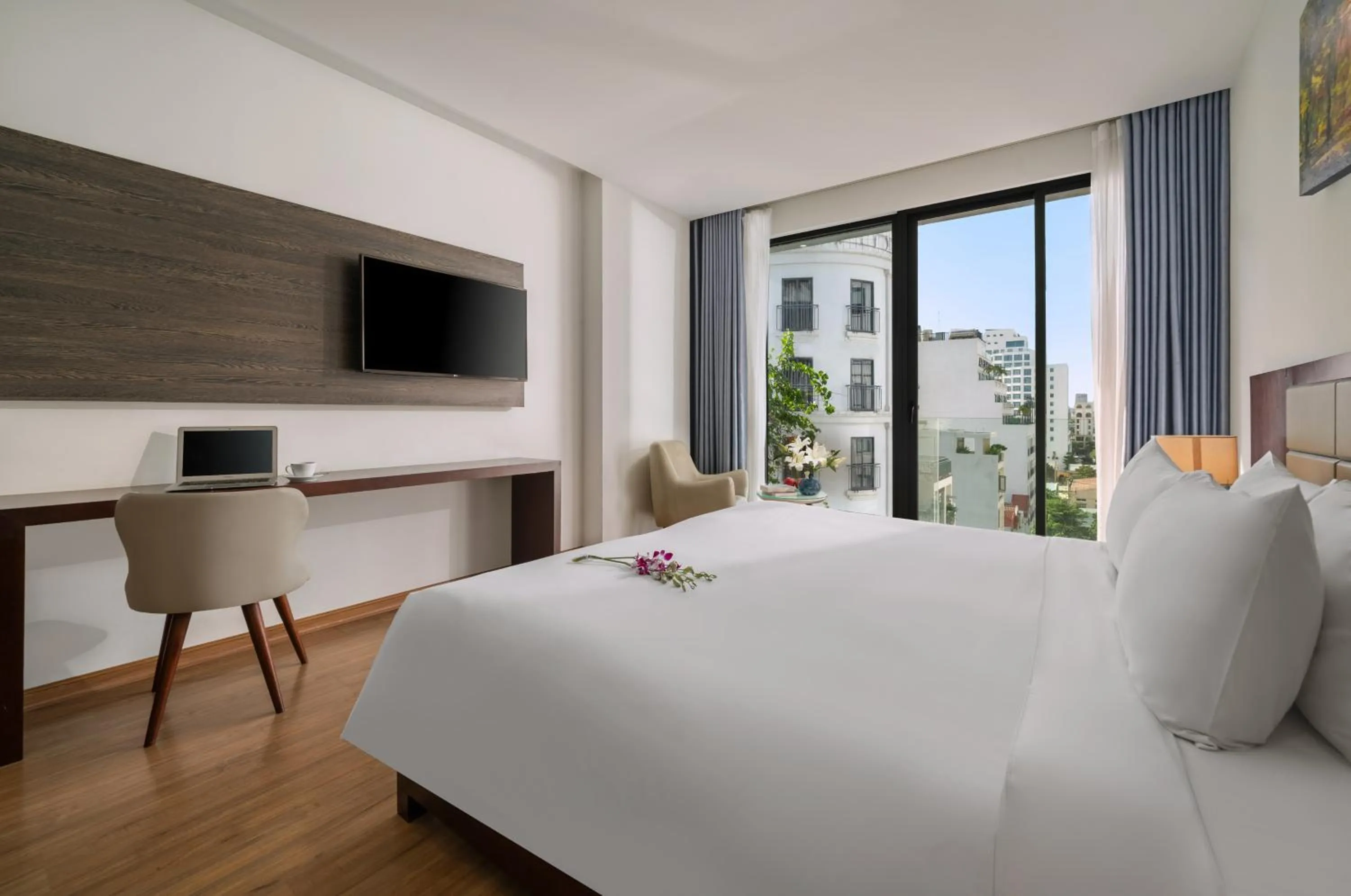 Bed in Aria Grand Hotel & Spa