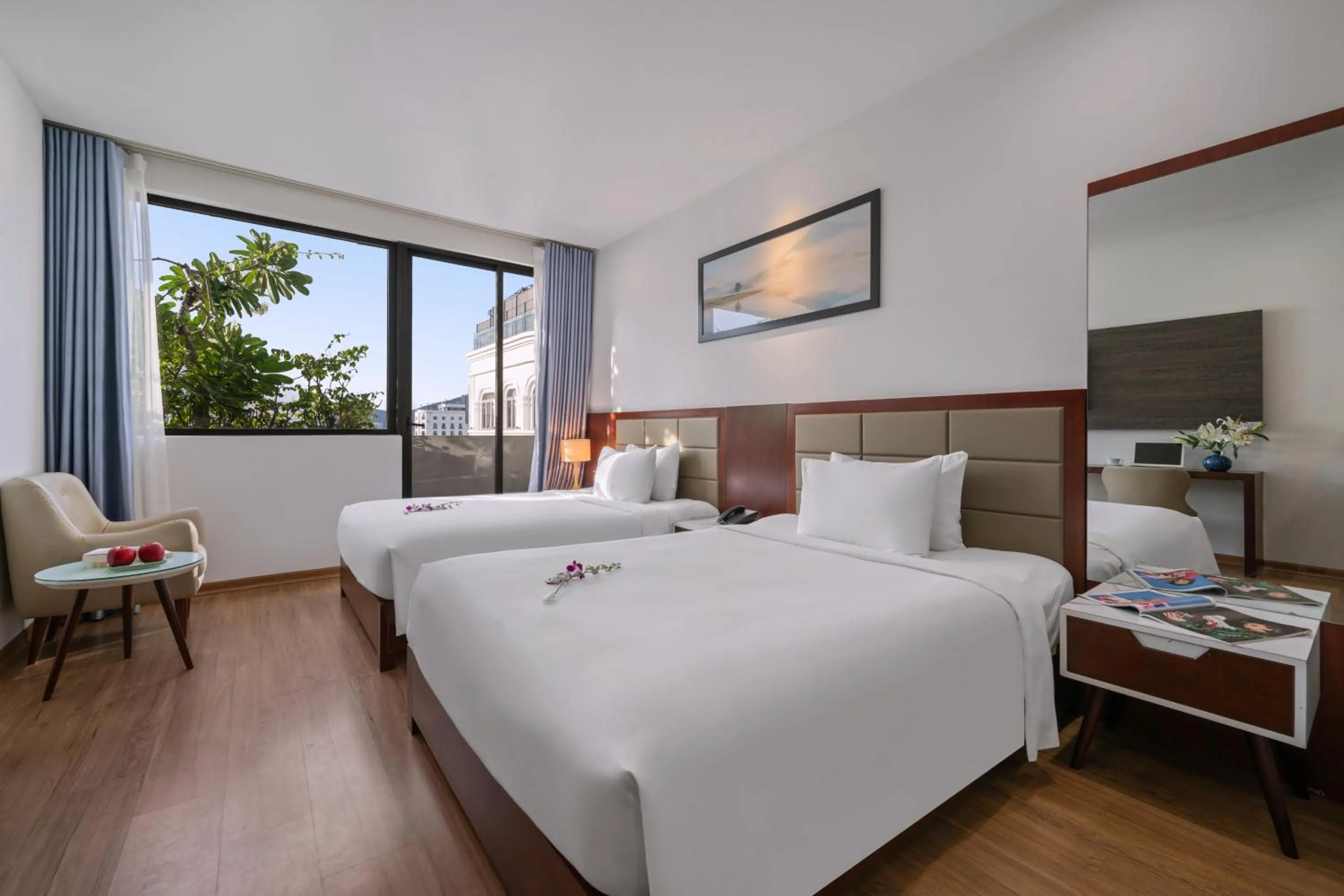 Bed in Aria Grand Hotel & Spa