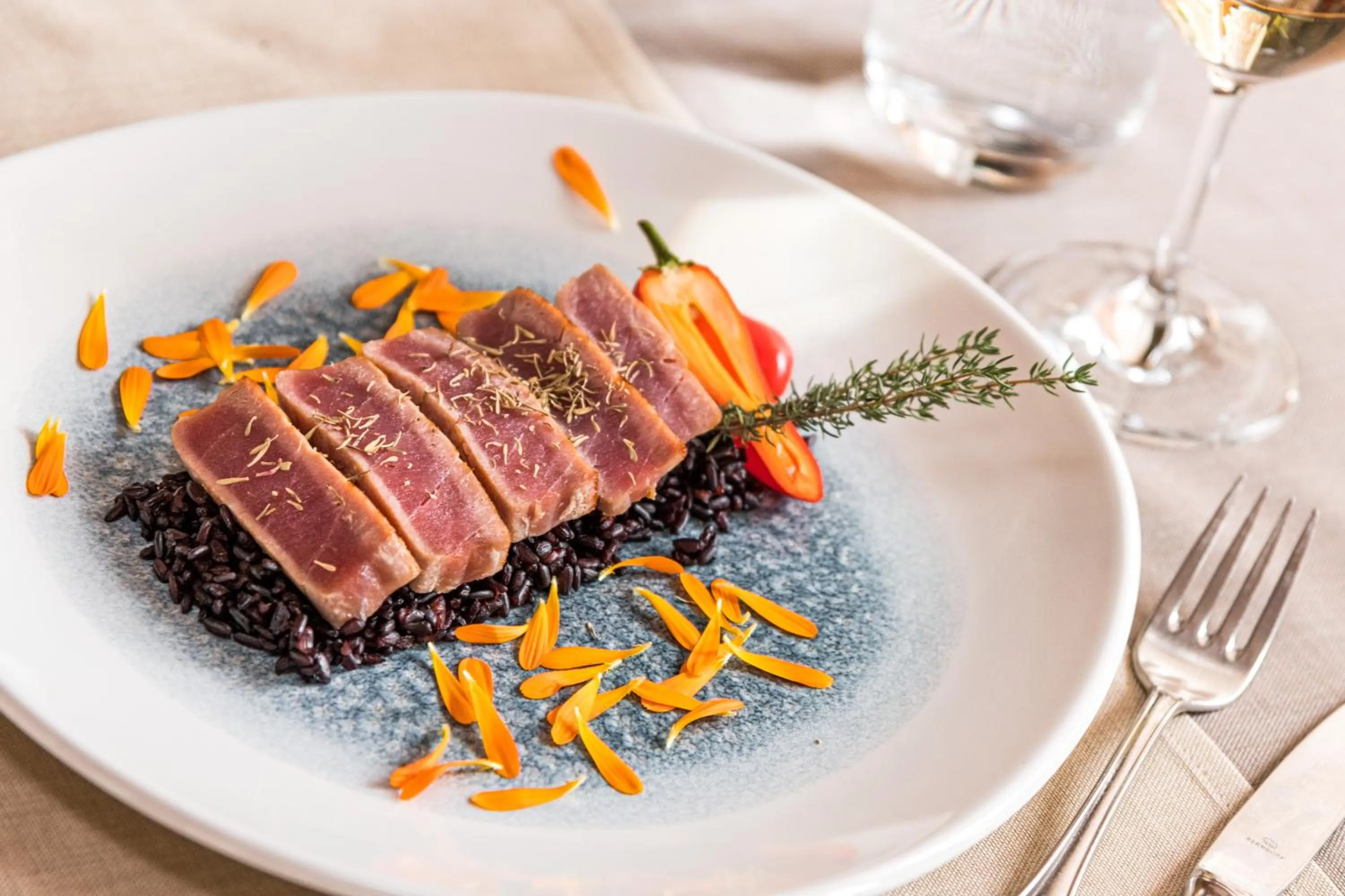 Food and drinks in Hotel Brunella