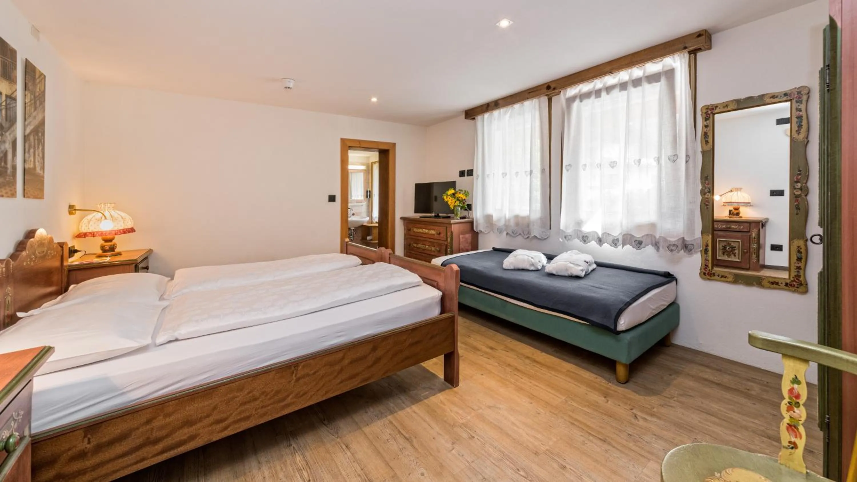 Bed in Hotel Brunella