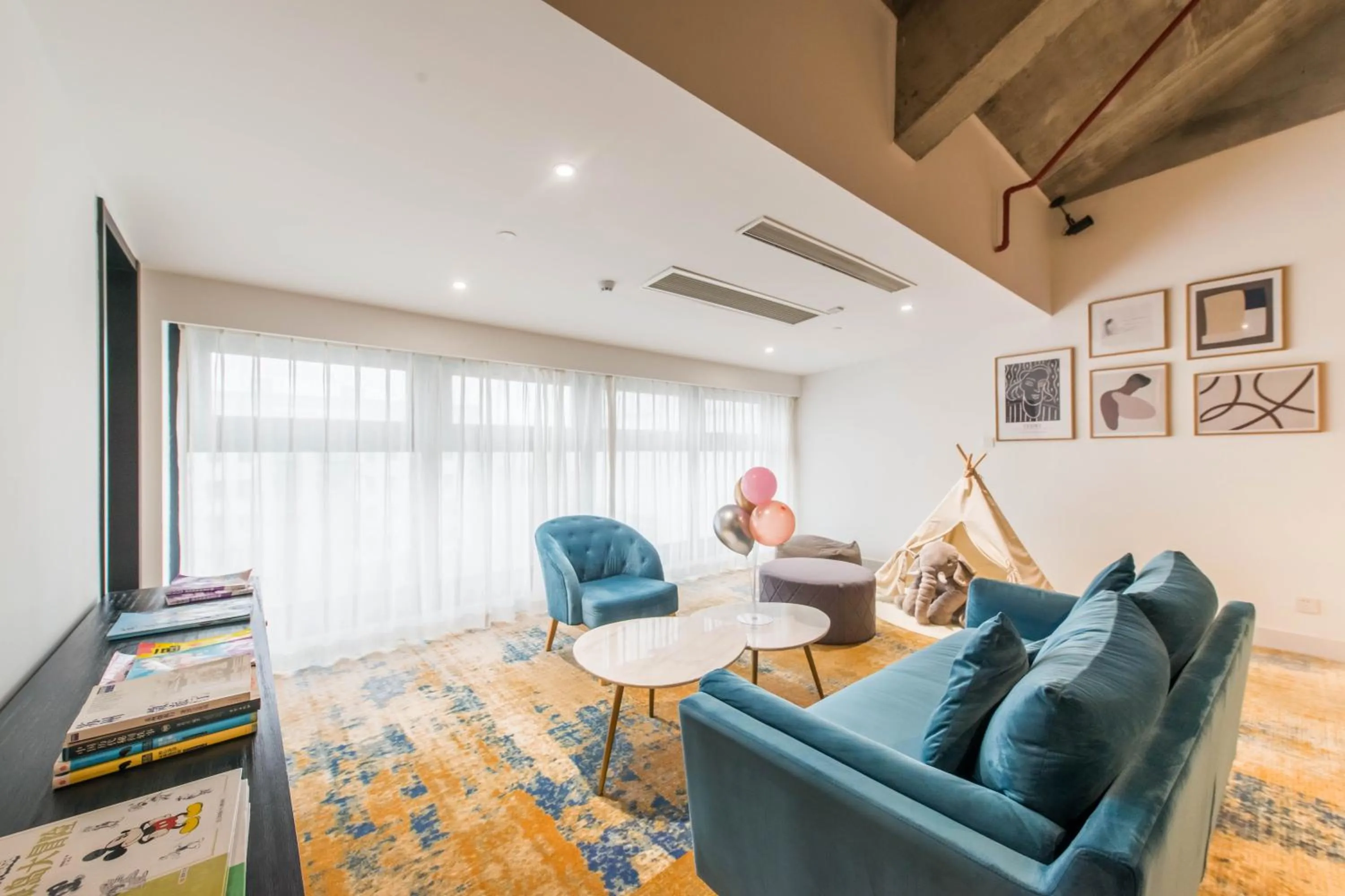 Seating area in Cendre Hotel (Lingering Garden and Tiger Hill)