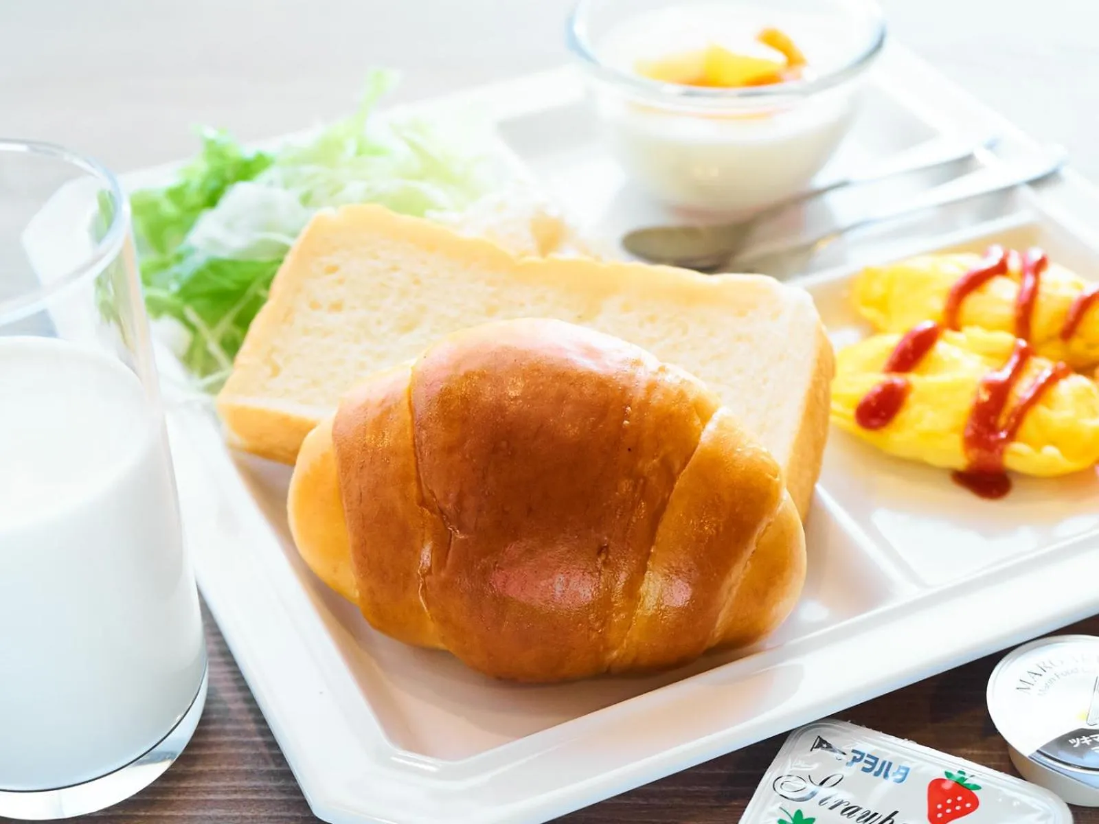 Food in Super Hotel Matsuyama