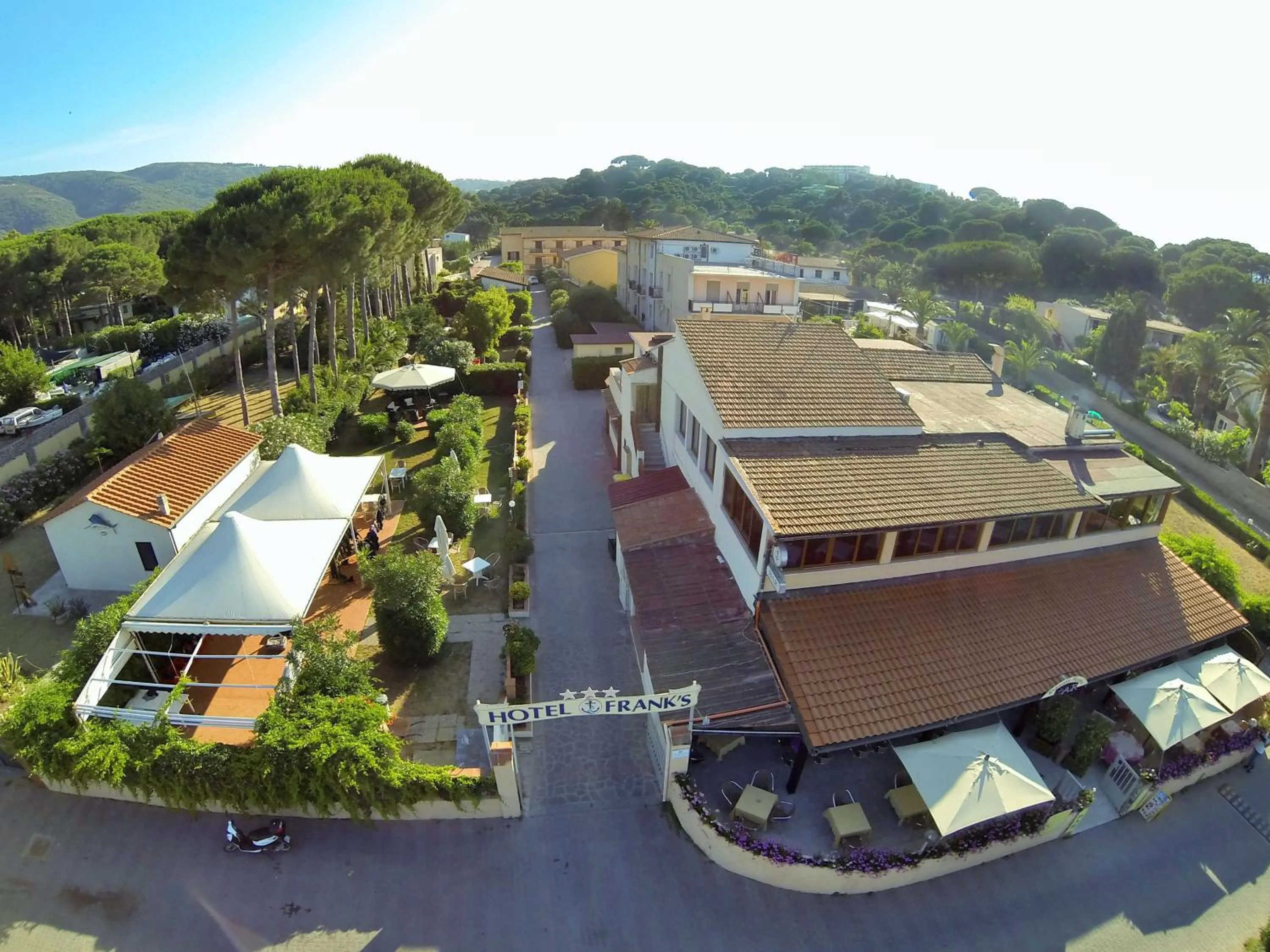 Bird's eye view in Frank's Hotel