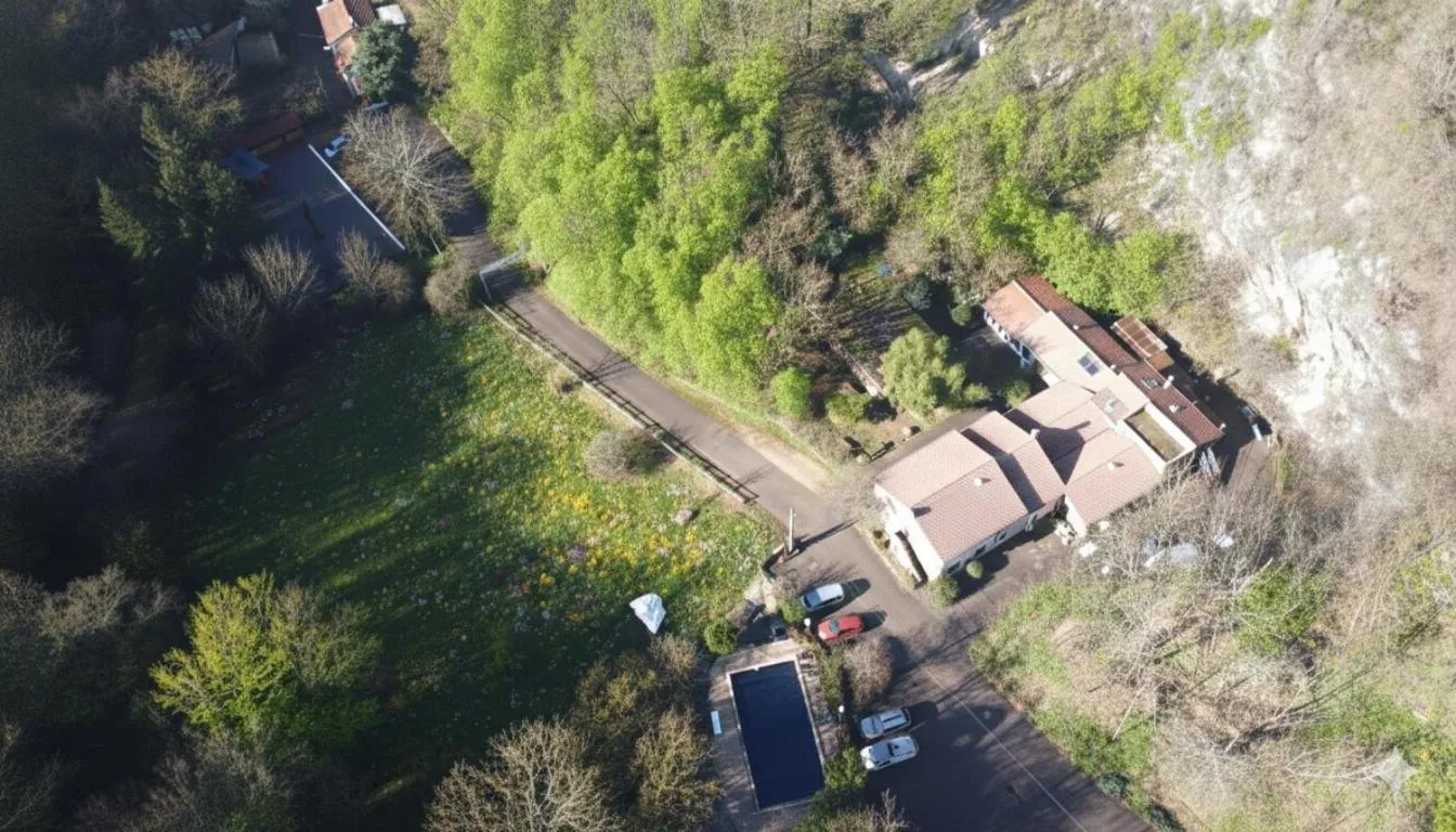 Property building in Logis Hôtel La Cascade - Lyon Nord