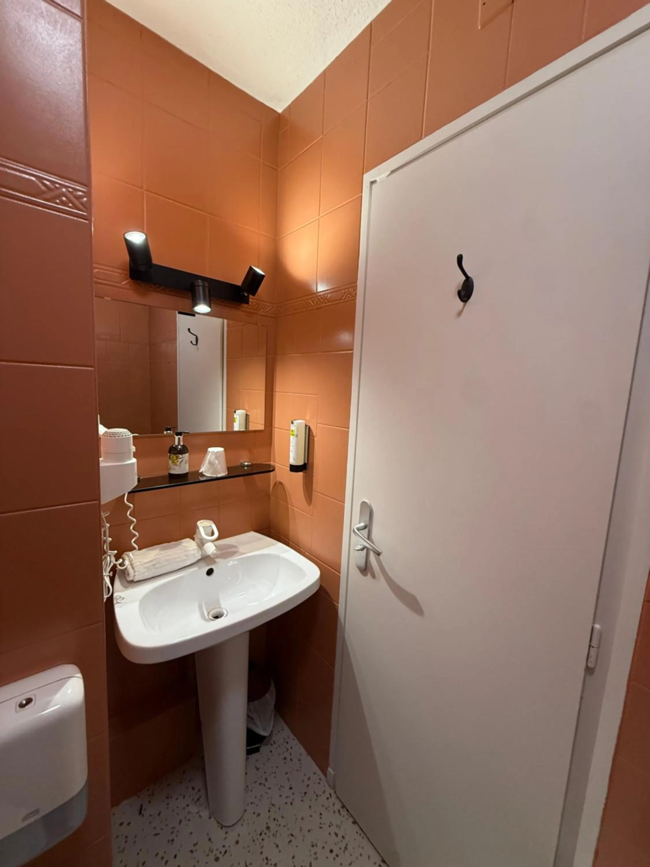 Bathroom in Logis Hôtel La Cascade - Lyon Nord