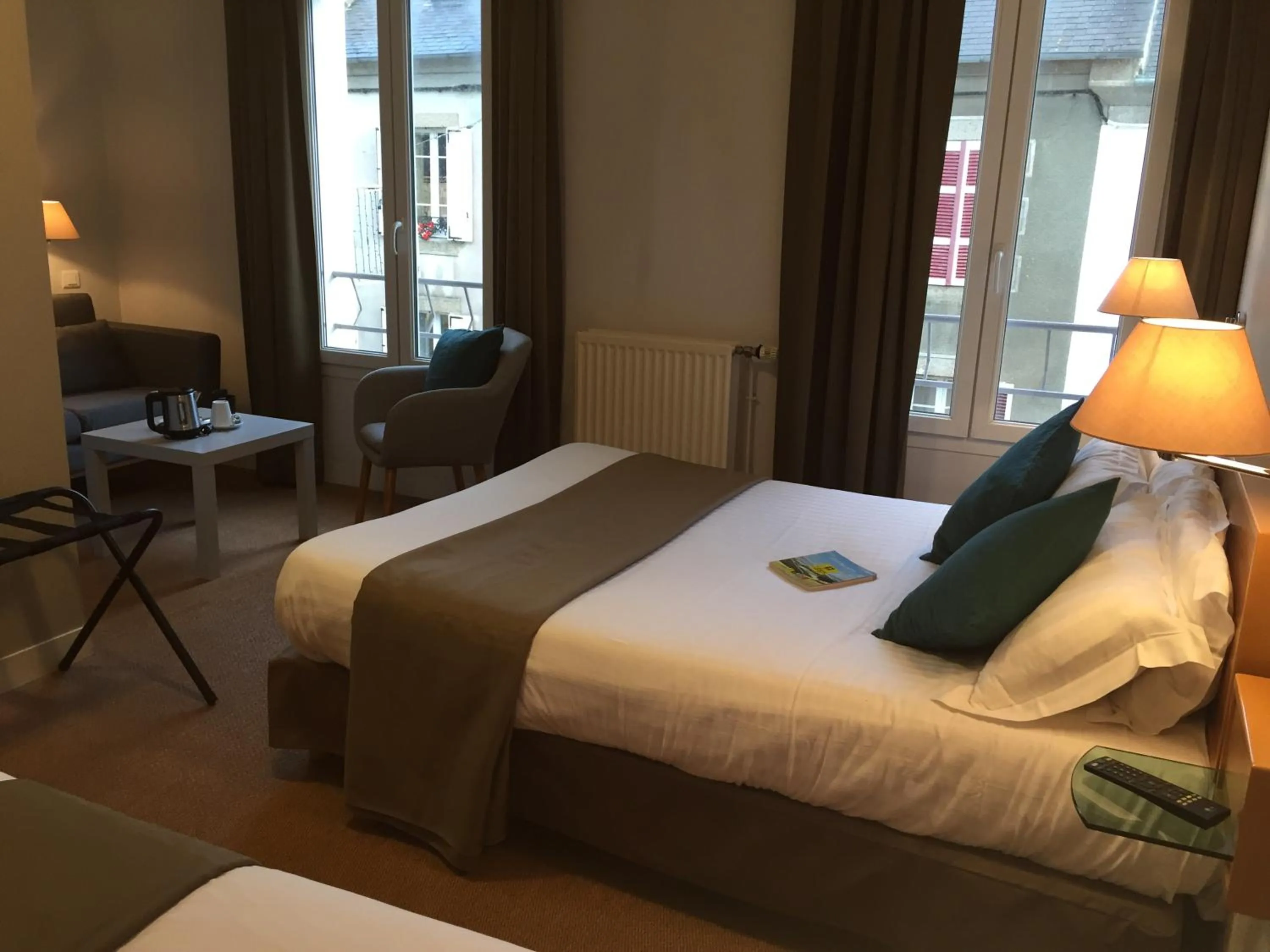 Living room, Bed in Les Voyageurs