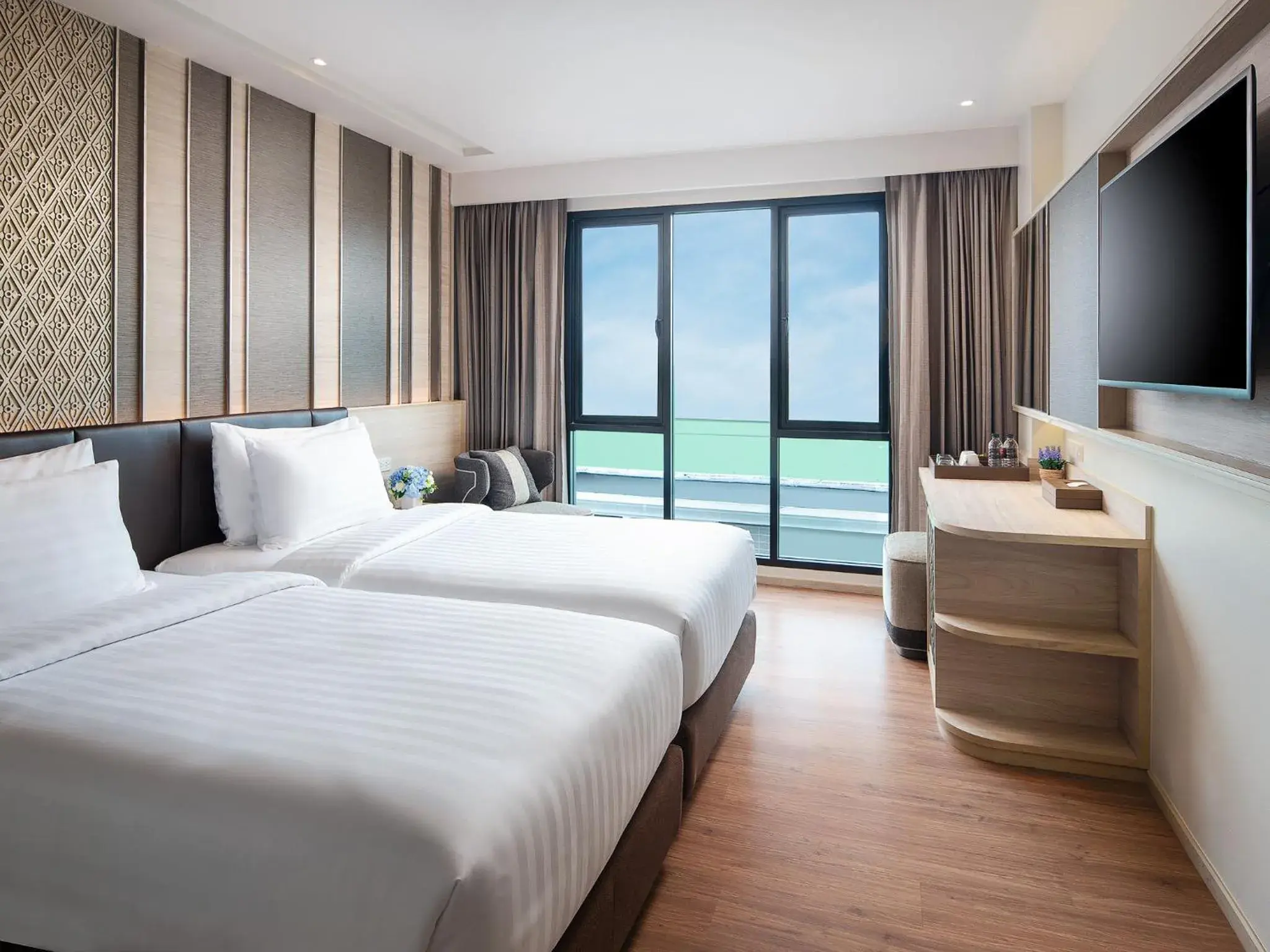 Deluxe Twin Room in Chillax Heritage Hotel Khaosan Deluxe Twin Room in Chillax Heritage Hotel Khaosan