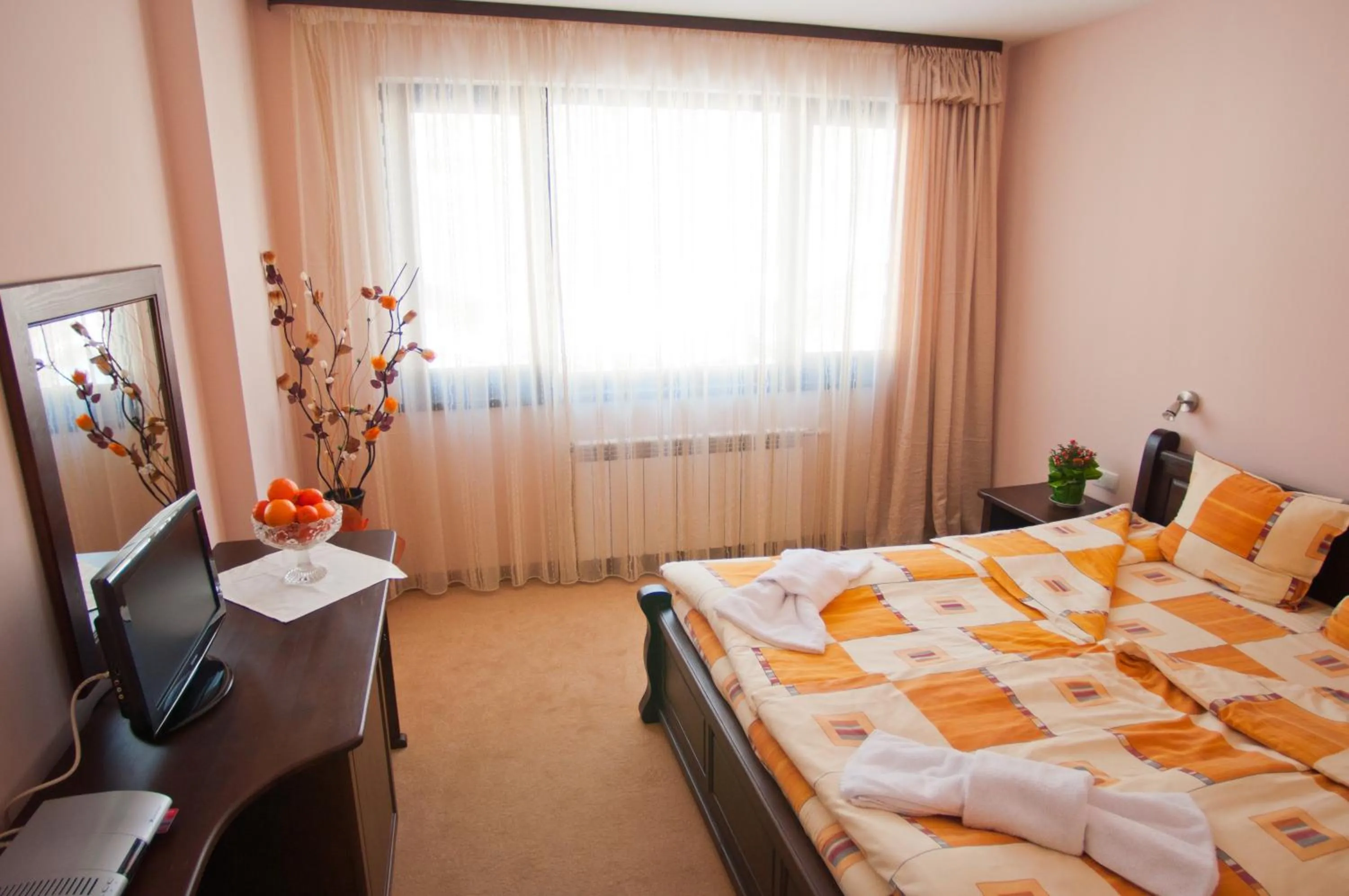 Bed in Family hotel Iskar